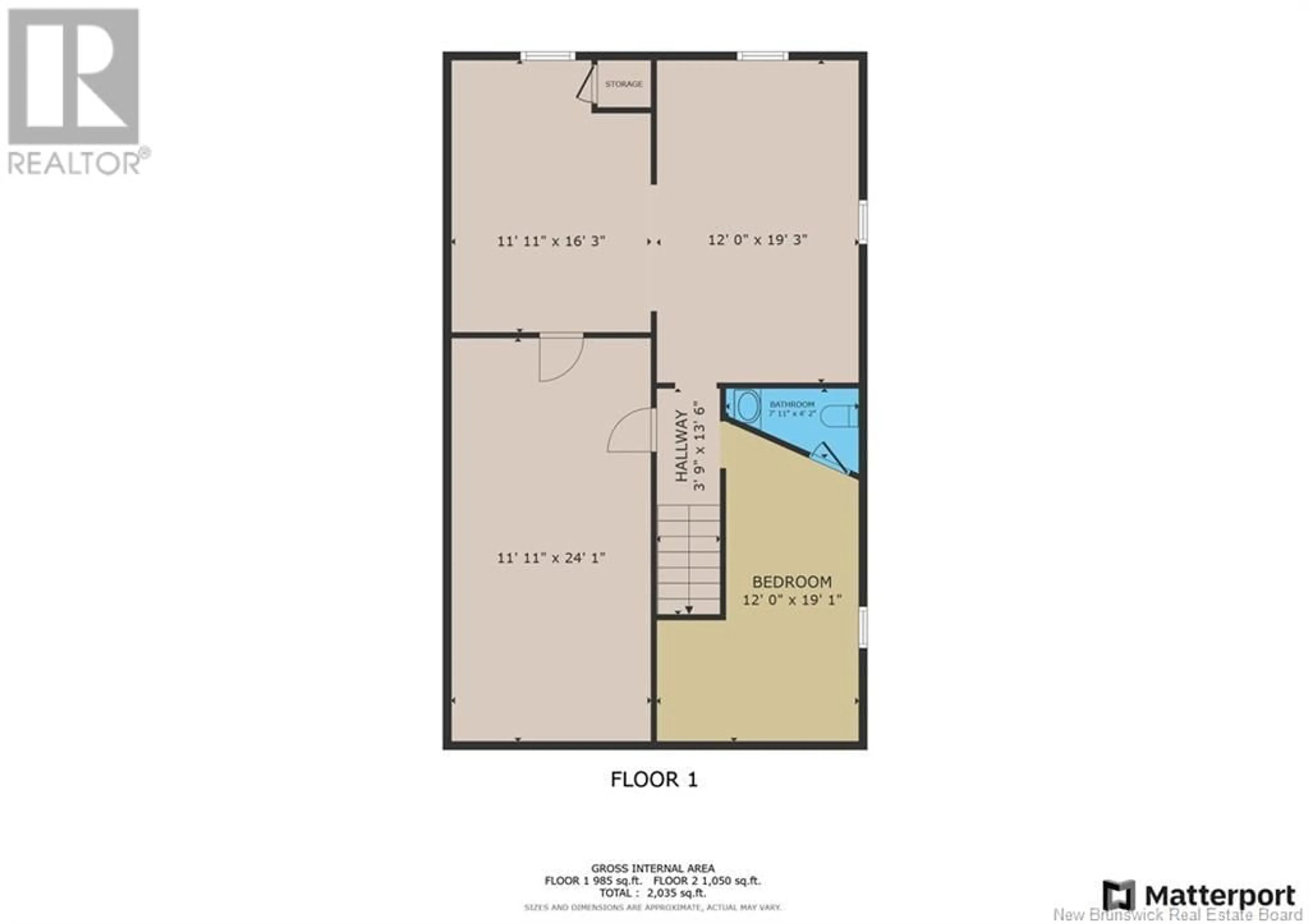 Floor plan for 3 Chelsea Road, Moncton New Brunswick E1G1K7