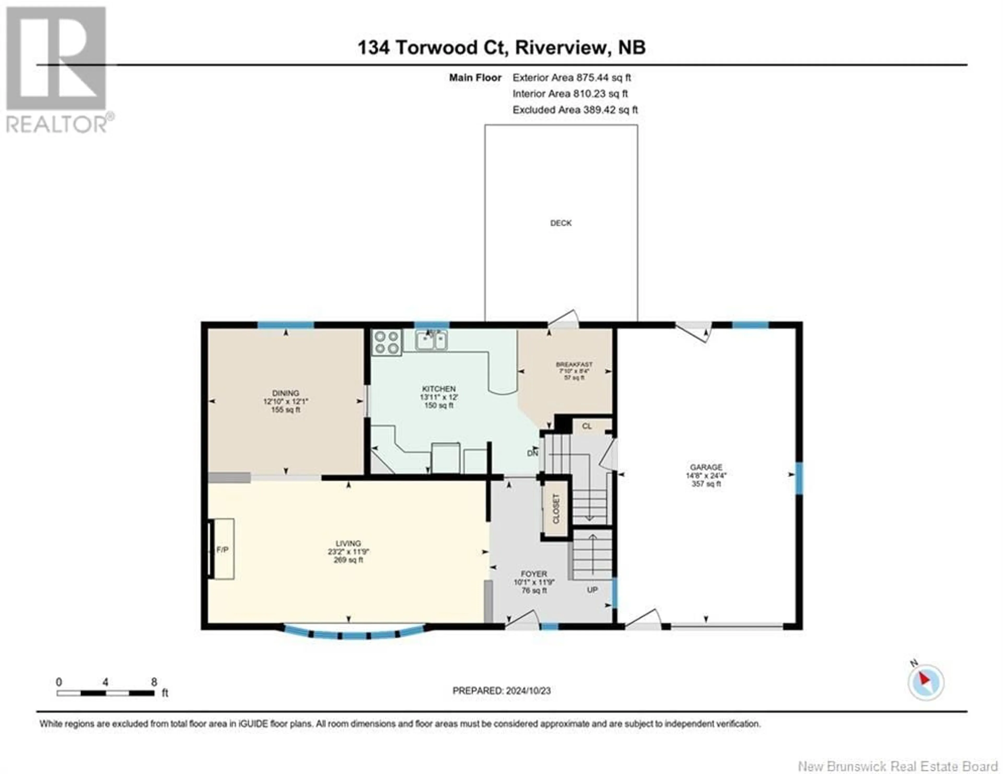 Floor plan for 134 Torwood Court, Riverview New Brunswick E1B2K5