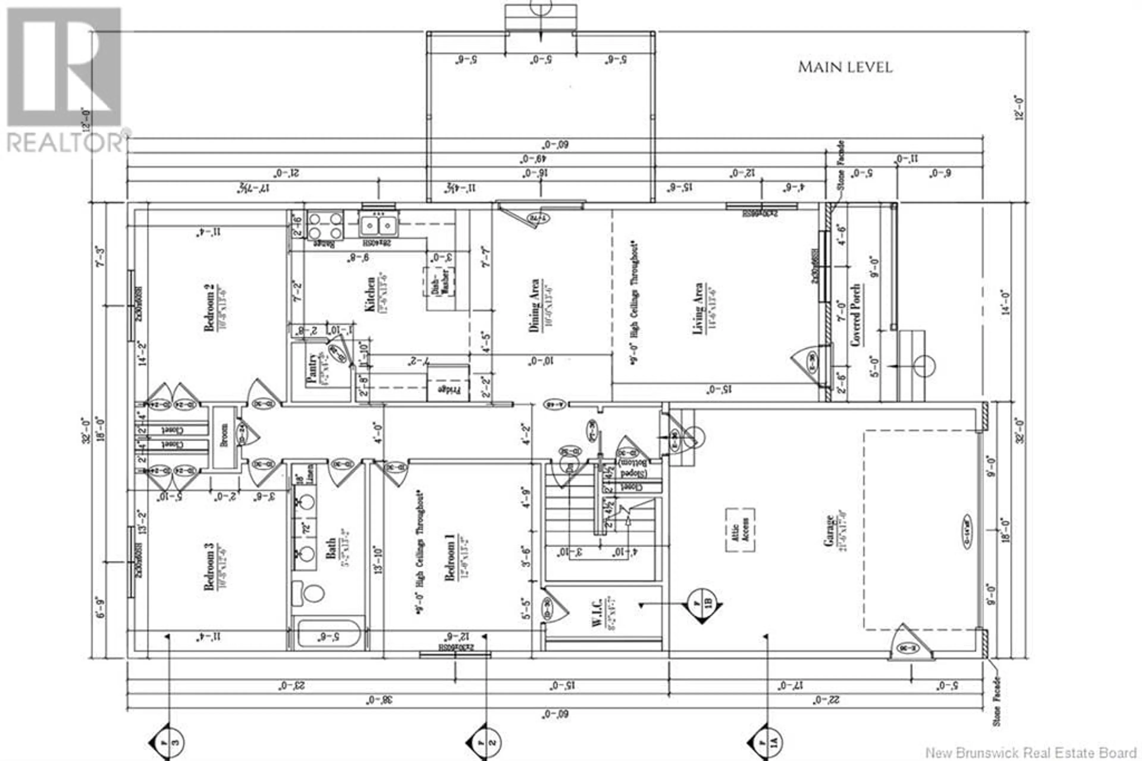 Floor plan for 76 Diamond Street, Fredericton New Brunswick E3G7V1