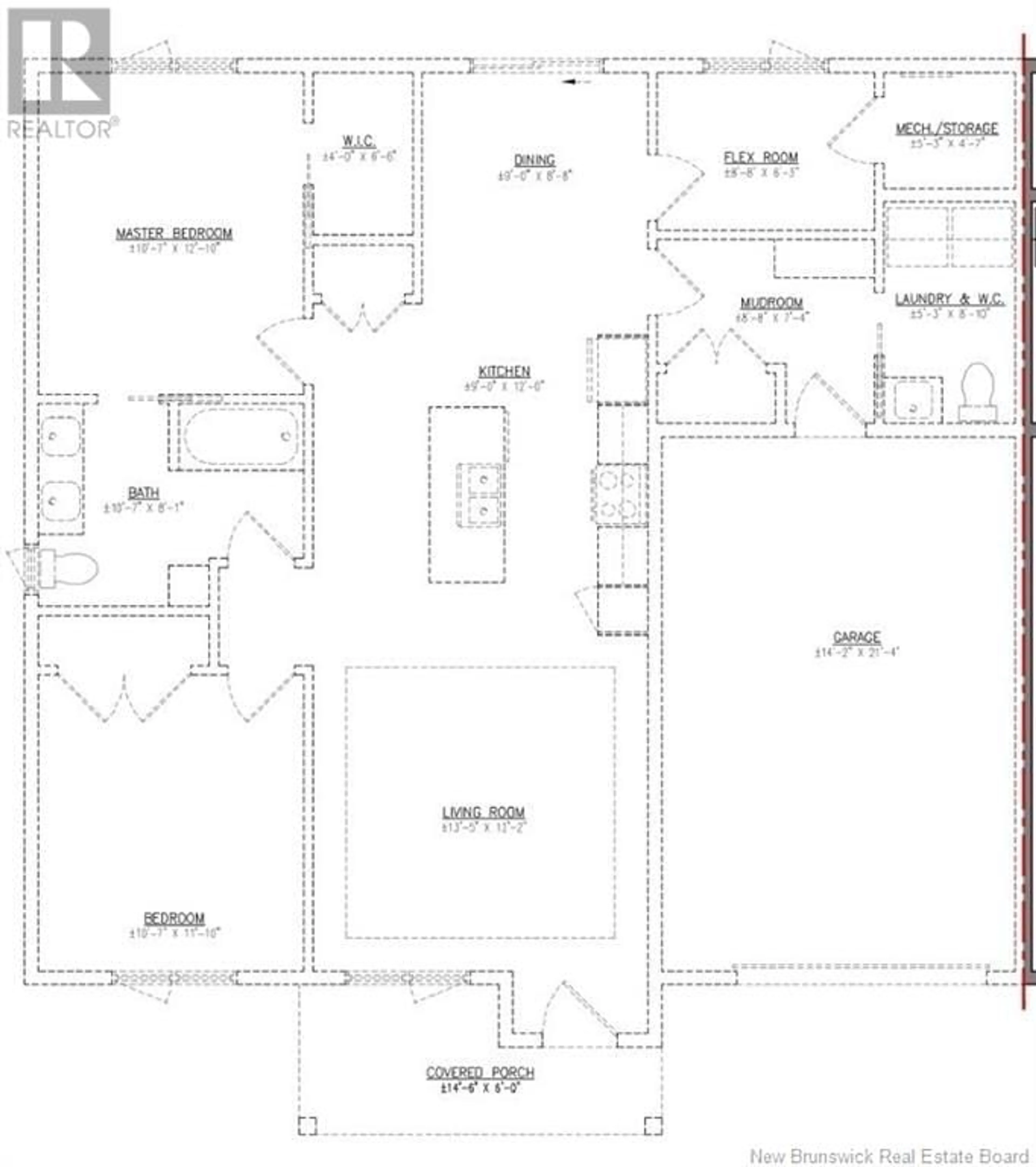 Floor plan for 6 Ruby Street, Grand-Barachois New Brunswick E4P0T3