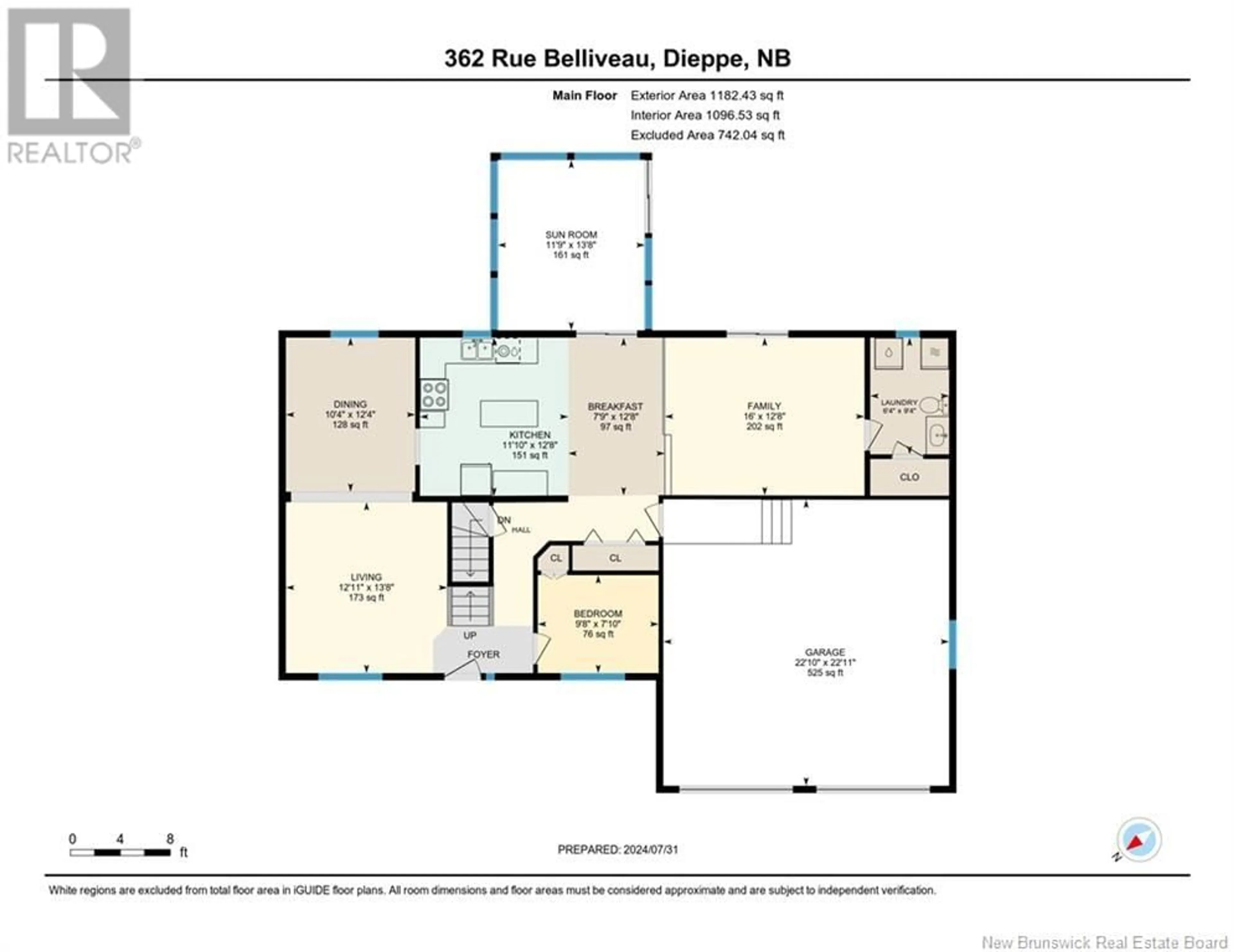 Floor plan for 362 Belliveau Street, Dieppe New Brunswick E1A6W6