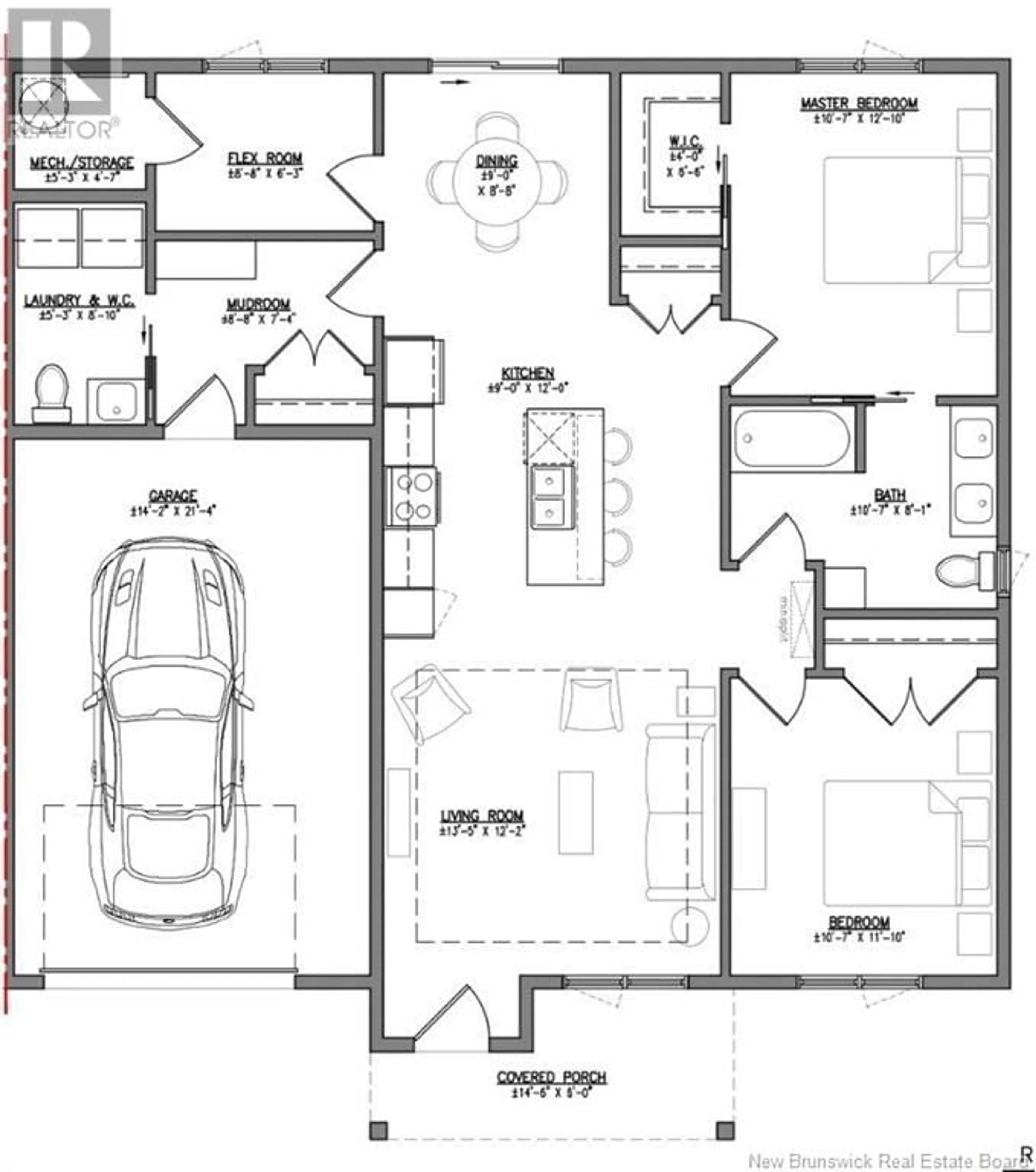 Floor plan for 8 Ruby Street, Grand-Barachois New Brunswick E4P0T3