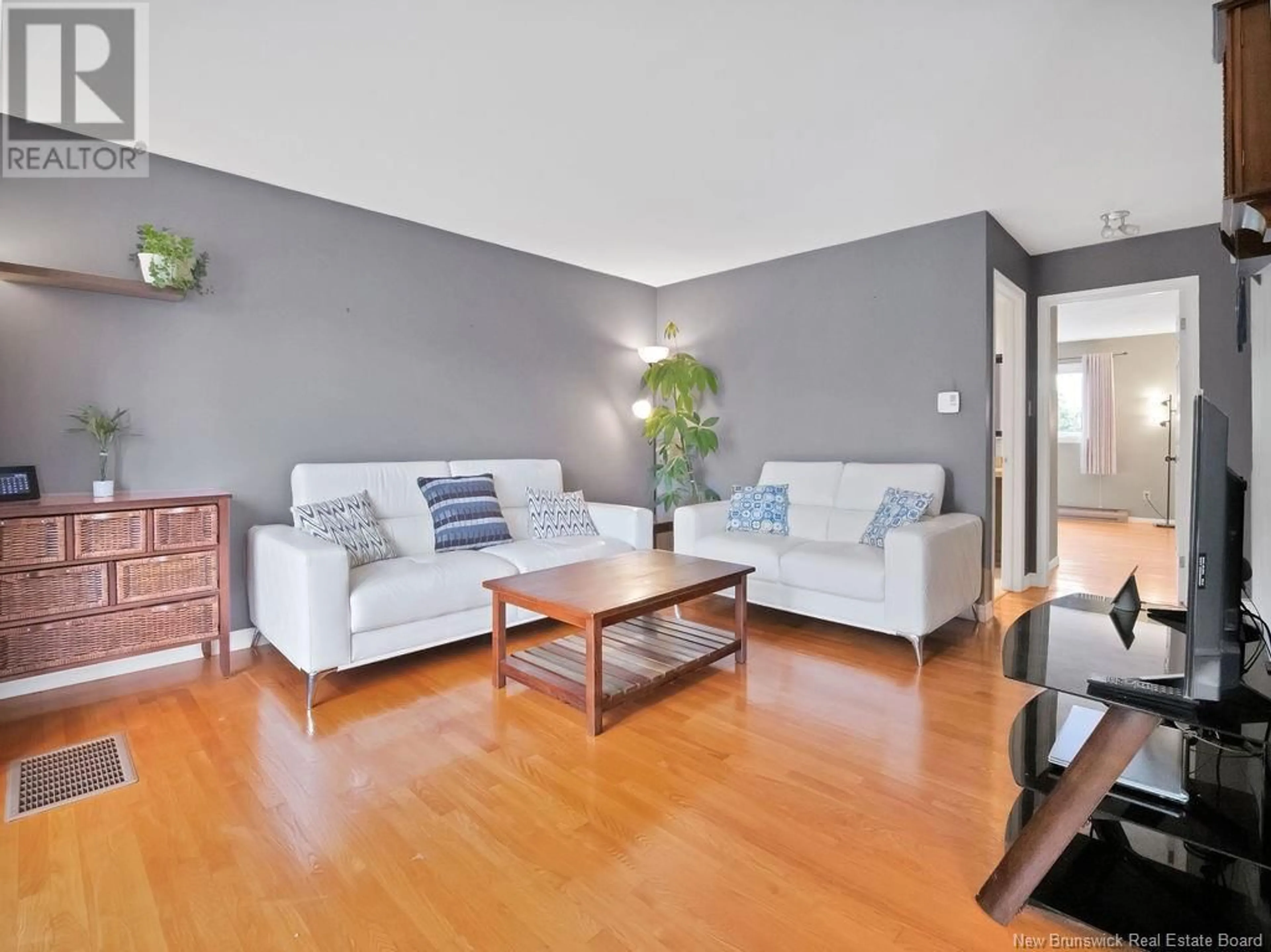 Living room, wood floors for 418 Gould Street, Dieppe New Brunswick E1A1V3