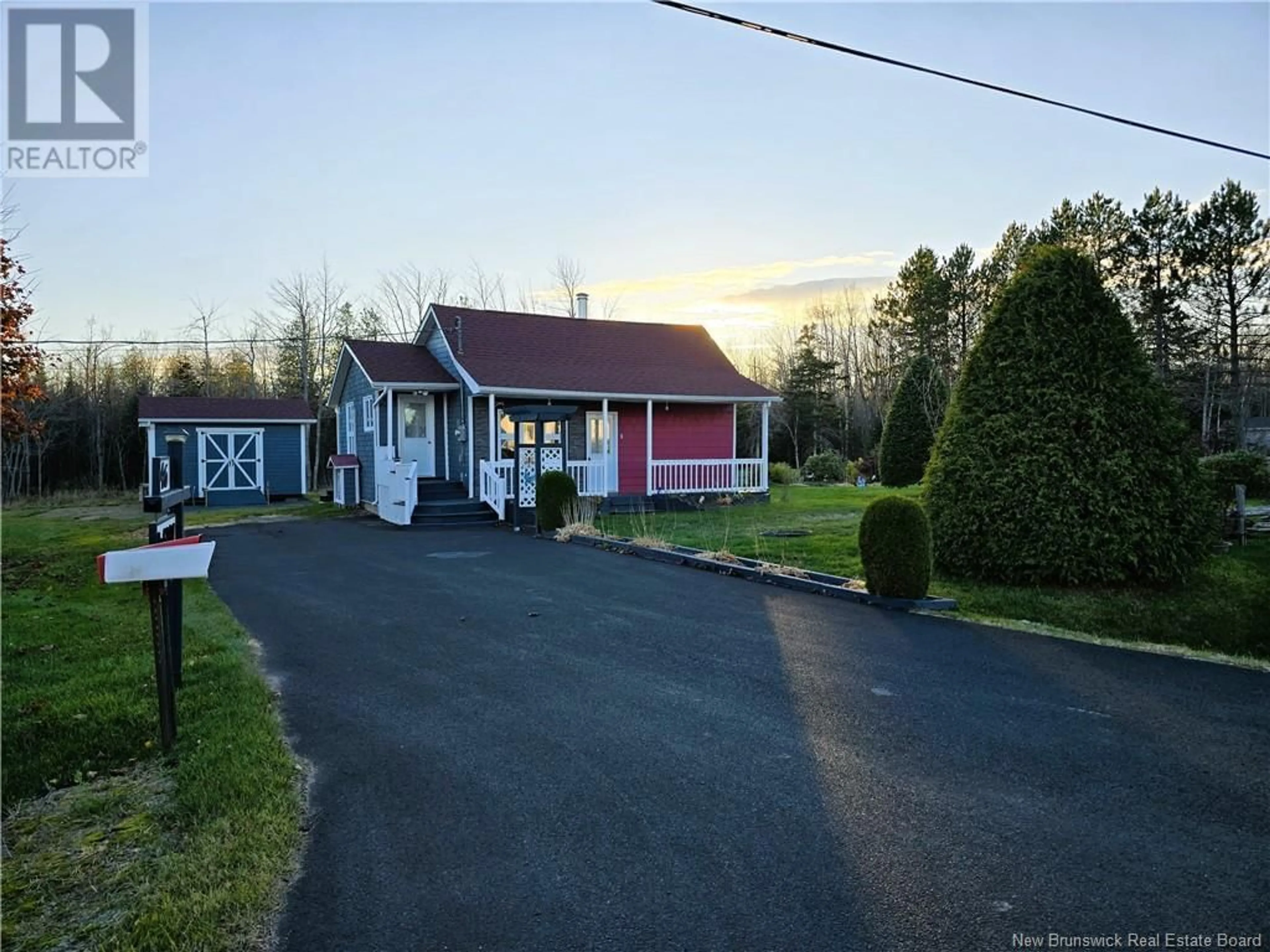 Frontside or backside of a home, the street view for 46 chemin Georges, Pont-Landry New Brunswick E1X3G7