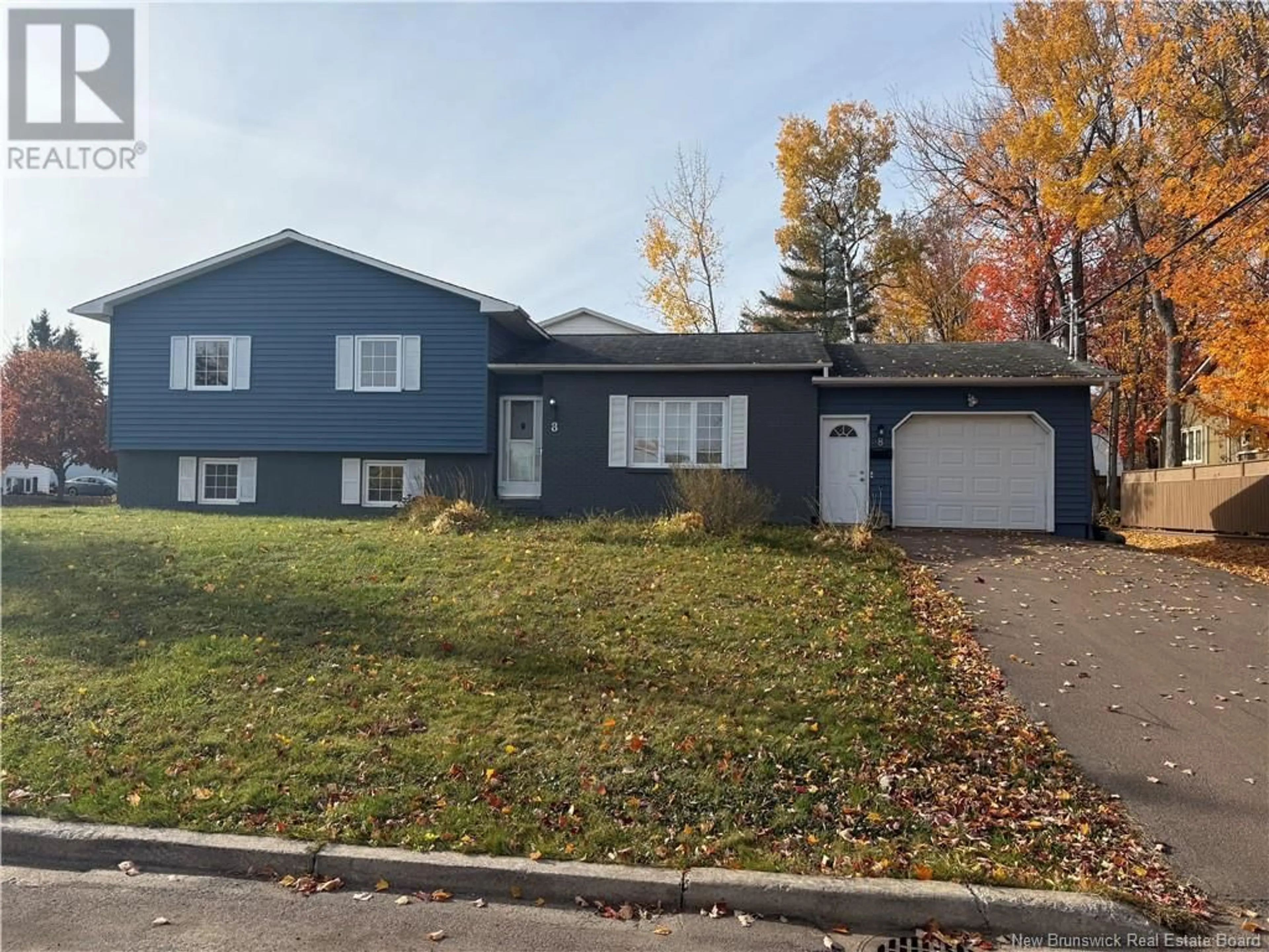 Frontside or backside of a home, the street view for 8 Redwood Drive, Moncton New Brunswick E1G1V6