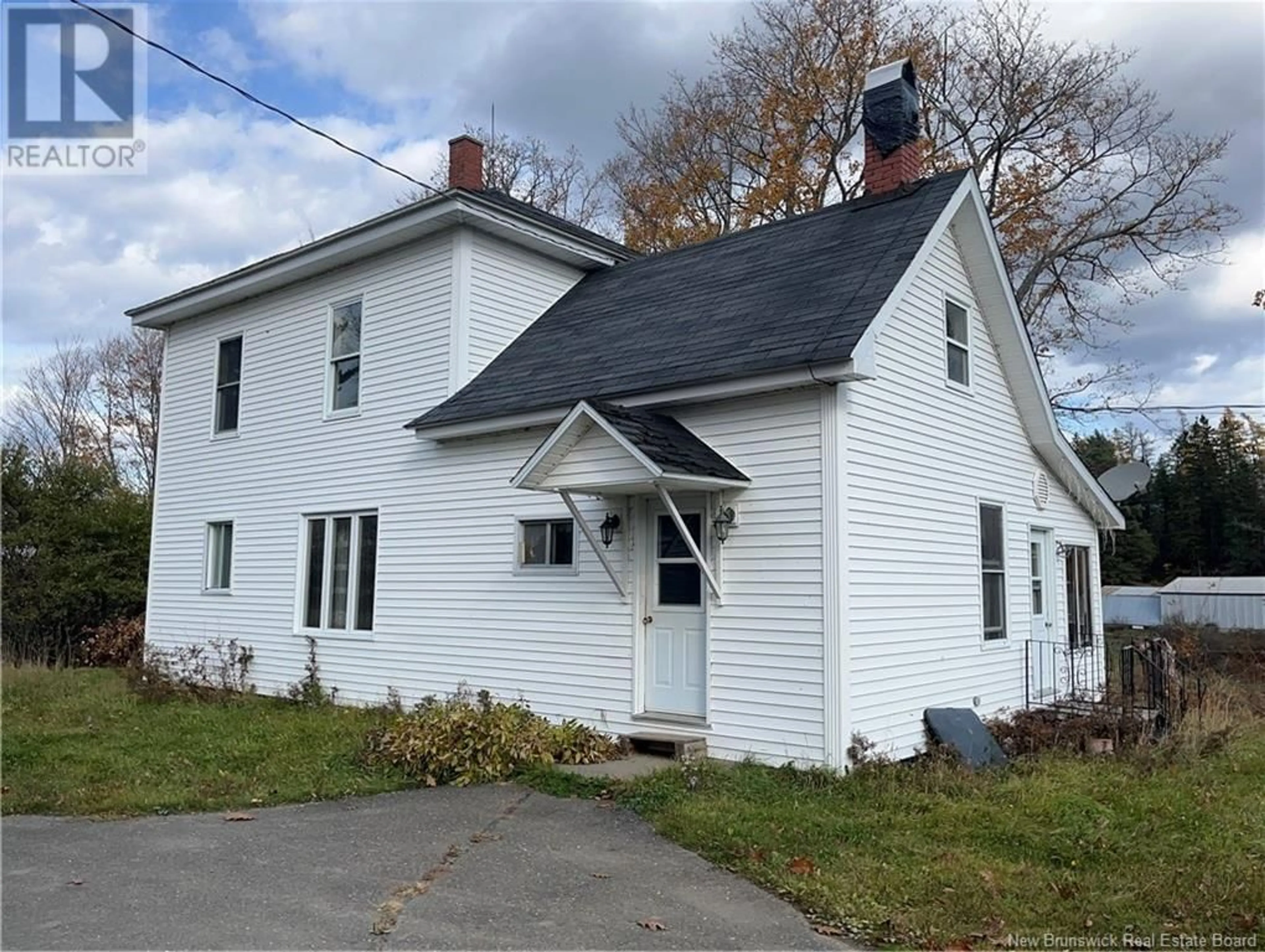 Frontside or backside of a home, the front or back of building for 366 Kintore Road, Perth-Andover New Brunswick E7H2N9