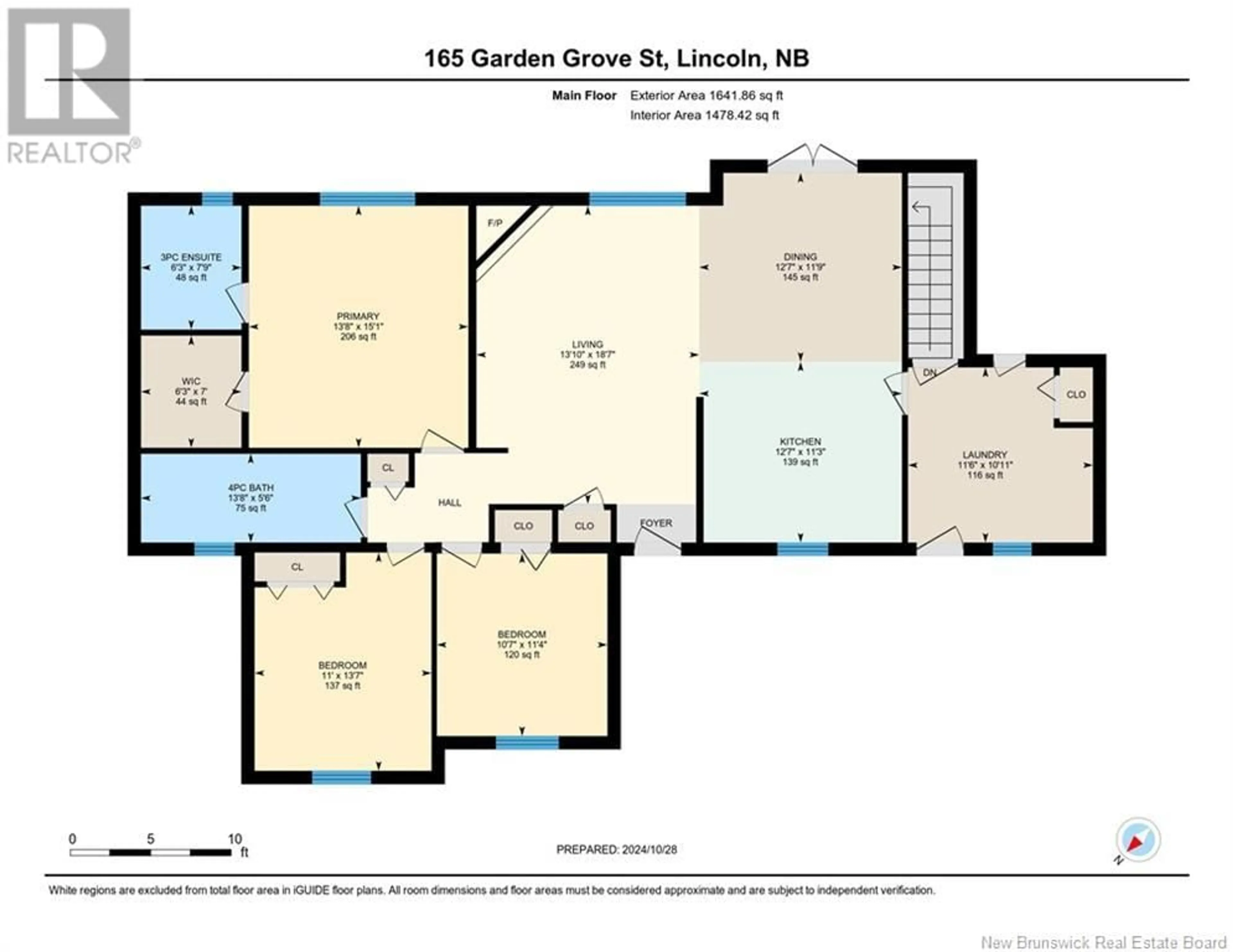 Floor plan for 165 Garden Grove Street, Lincoln New Brunswick E3B7G8