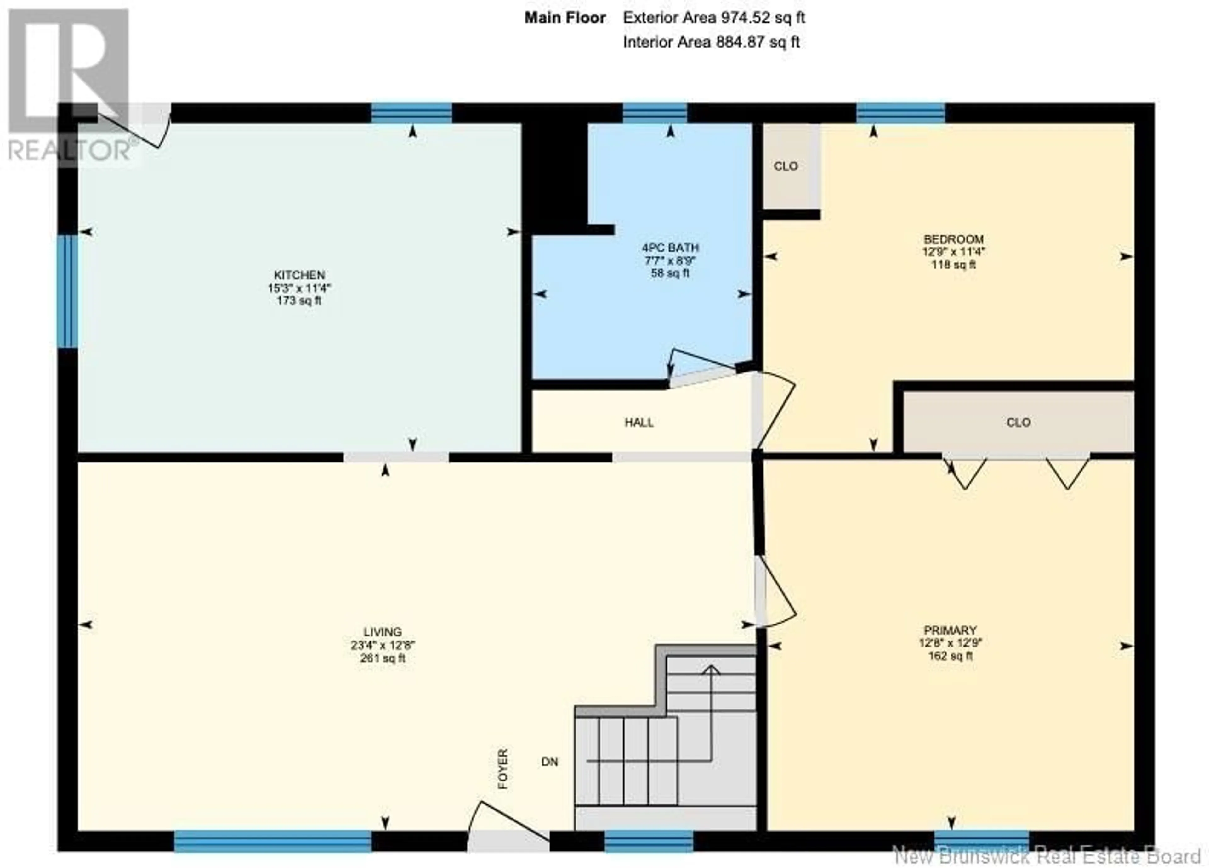 Floor plan for 128 Echo Drive, Moncton New Brunswick E1C3H8