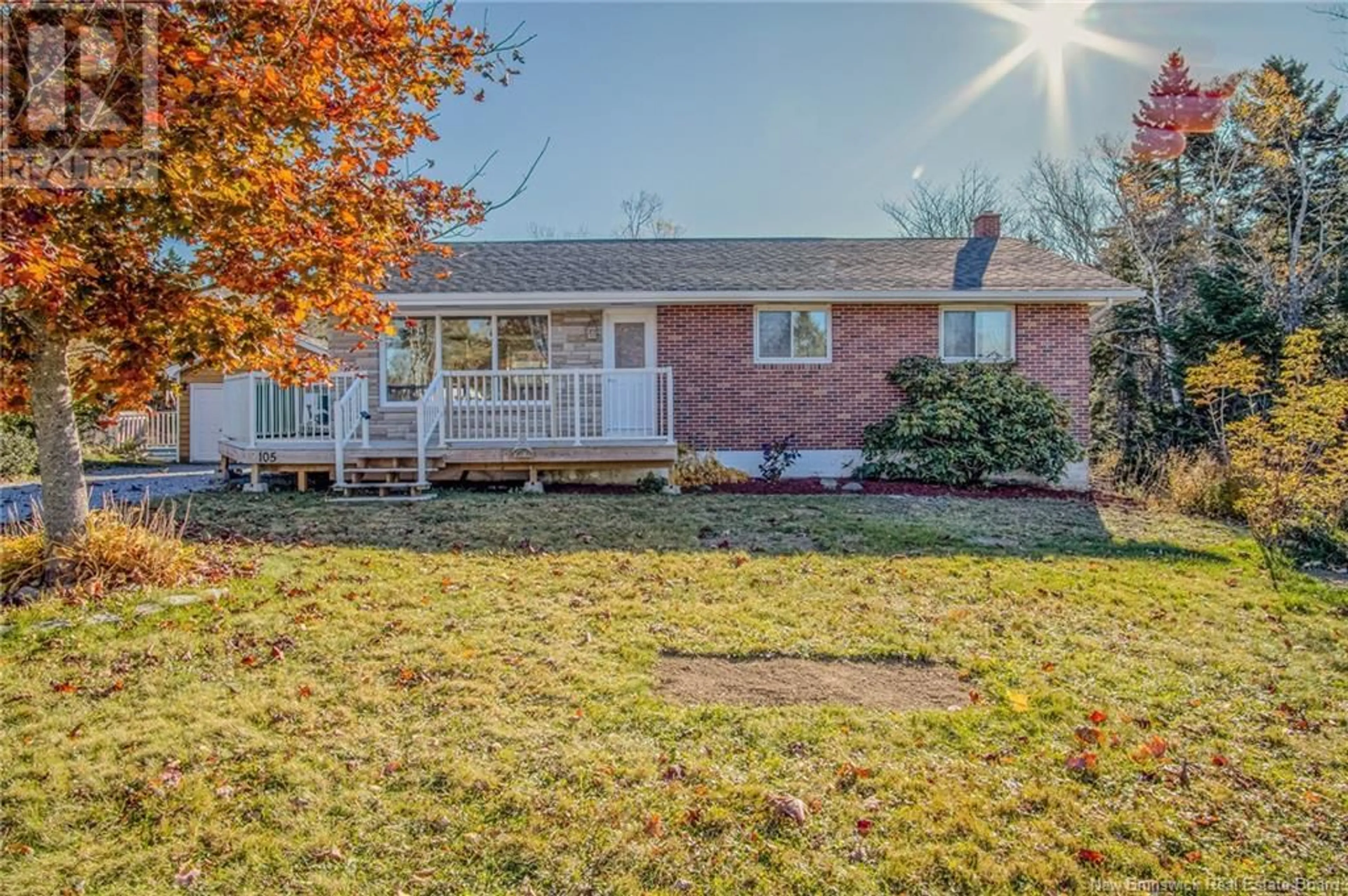 A pic from exterior of the house or condo, the fenced backyard for 105 HAYES Avenue, Saint John New Brunswick E2M5K2