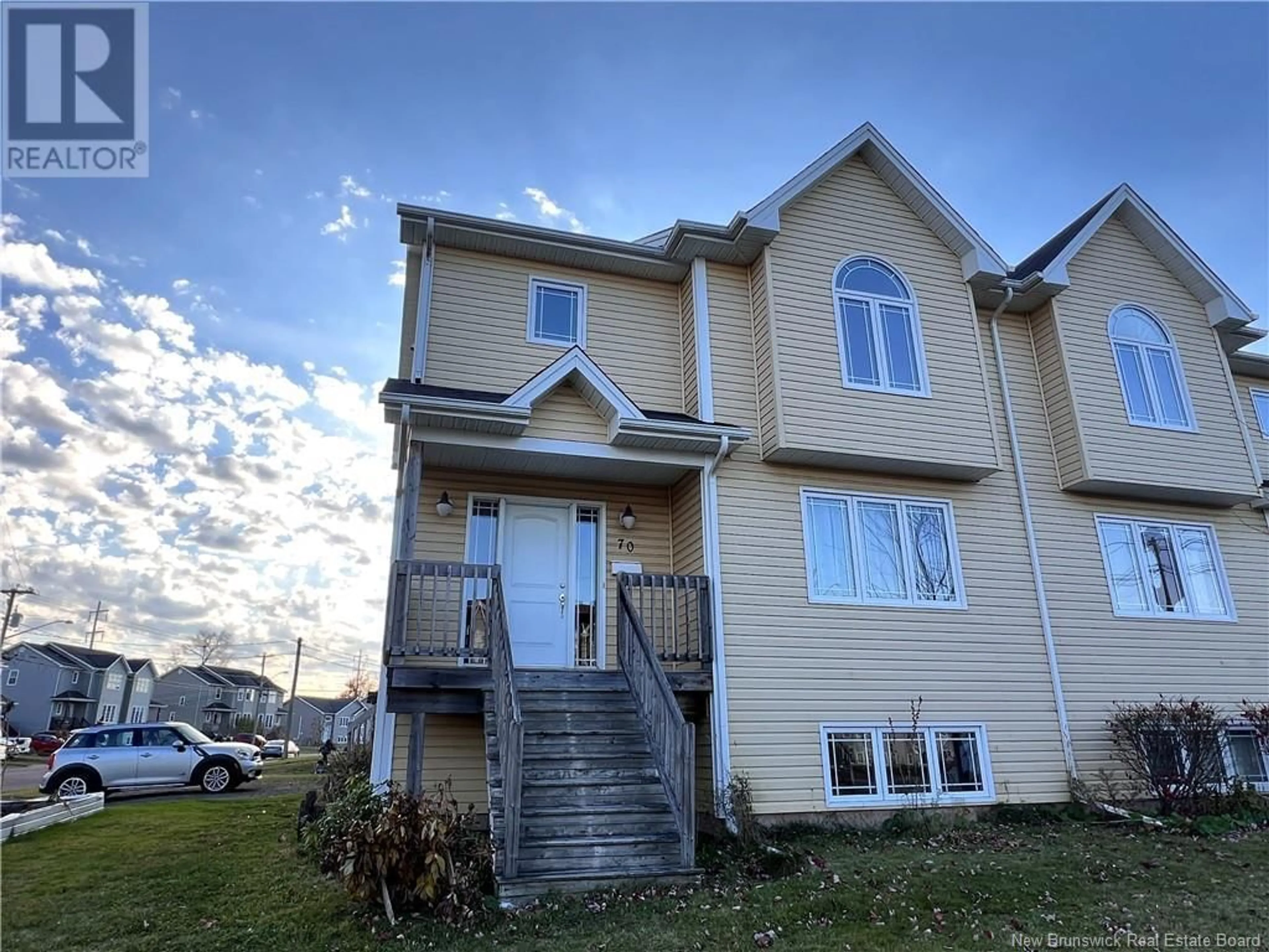 A pic from exterior of the house or condo, the front or back of building for 70 Coriander Street, Moncton New Brunswick E1G0R8