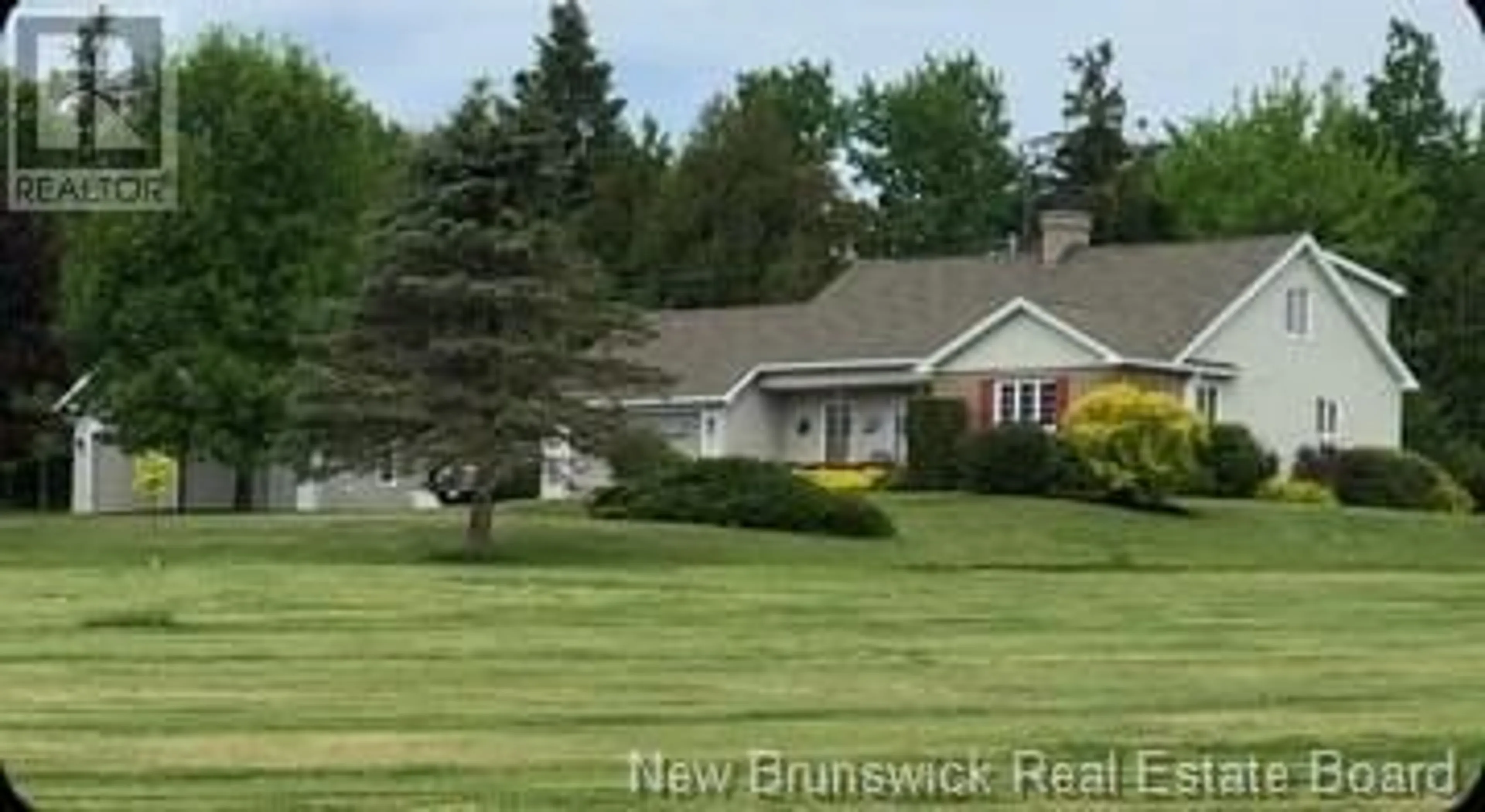 Frontside or backside of a home, the fenced backyard for 121 Fawcett Hill Road, Fawcett Hill New Brunswick E4Z2W7