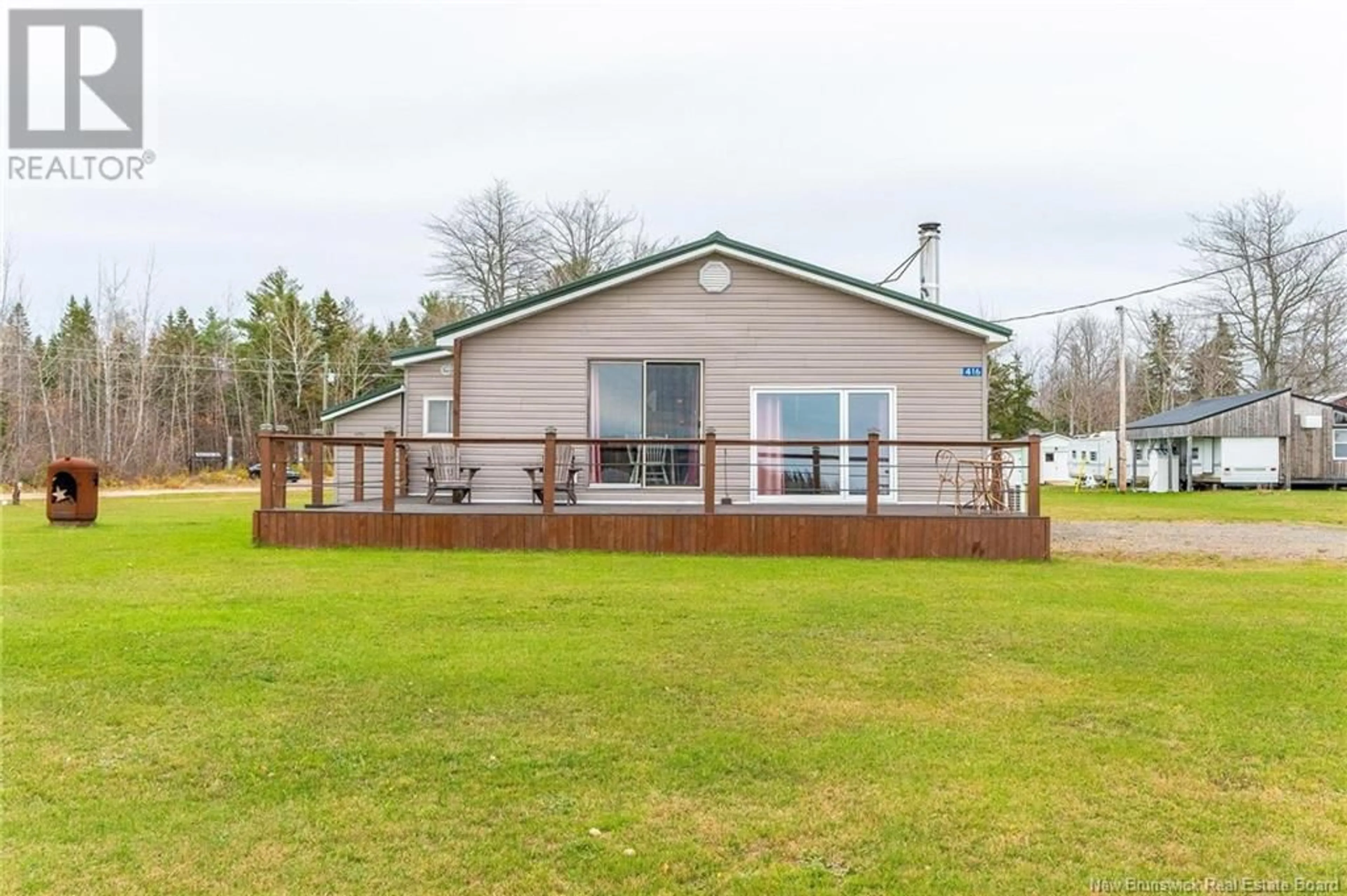 Patio, water/lake/river/ocean view for 416 BAS-DE-L'ALLEE ROAD, Richibouctou-Village New Brunswick E4W1A3