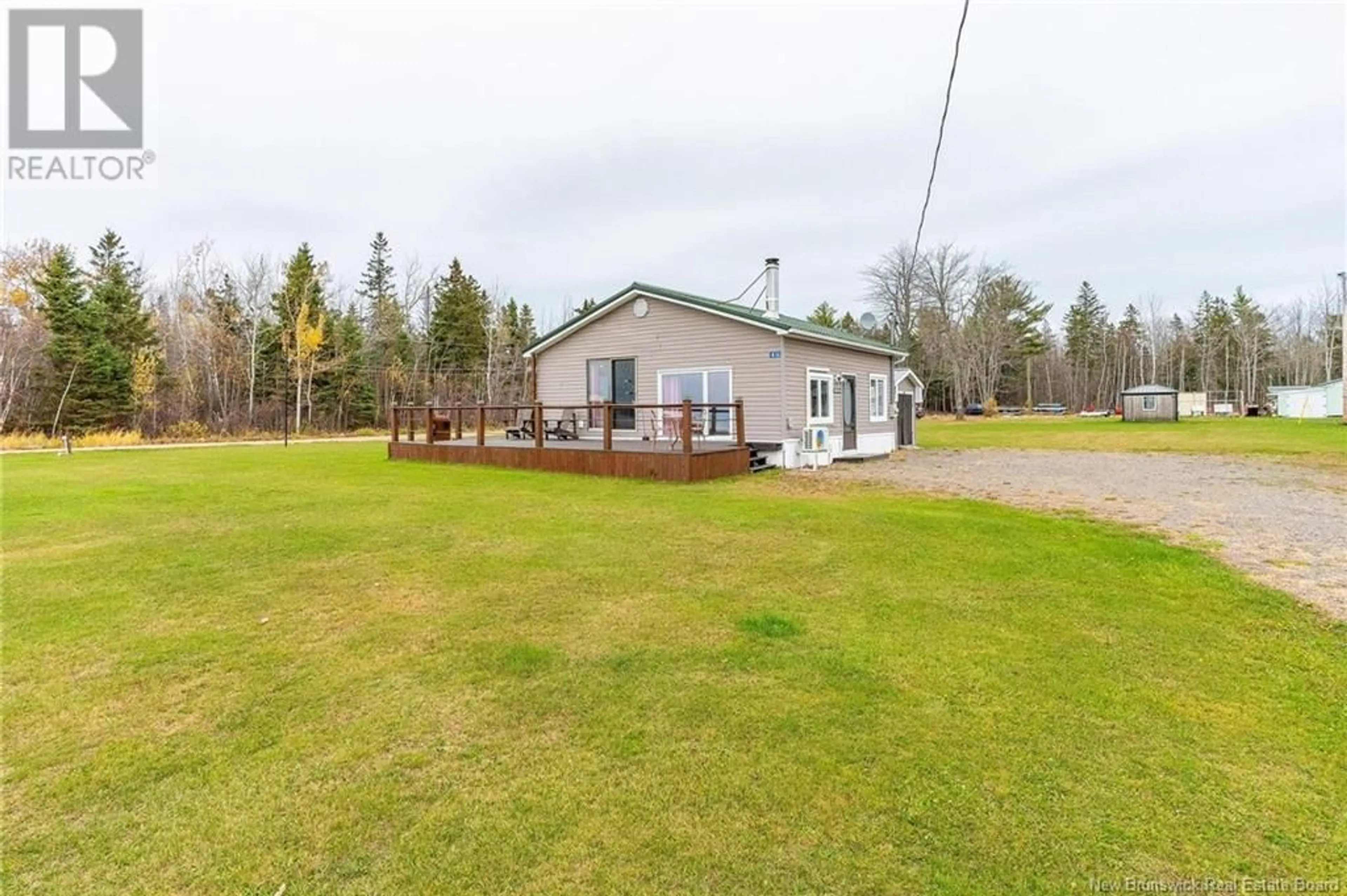 A pic from outside/outdoor area/front of a property/back of a property/a pic from drone, water/lake/river/ocean view for 416 BAS-DE-L'ALLEE ROAD, Richibouctou-Village New Brunswick E4W1A3