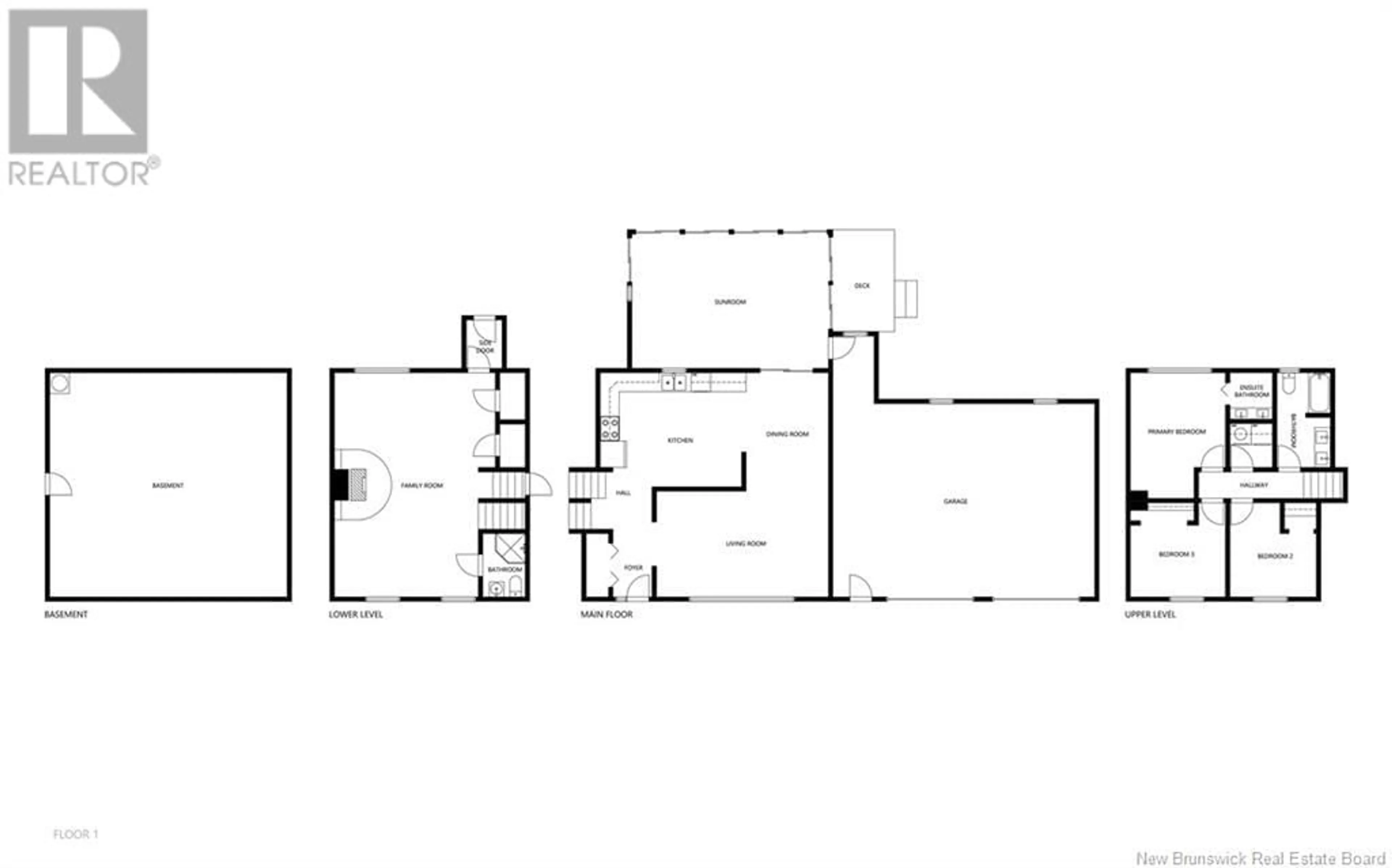 Floor plan for 83 Riverview Avenue, St George New Brunswick E5C1B1