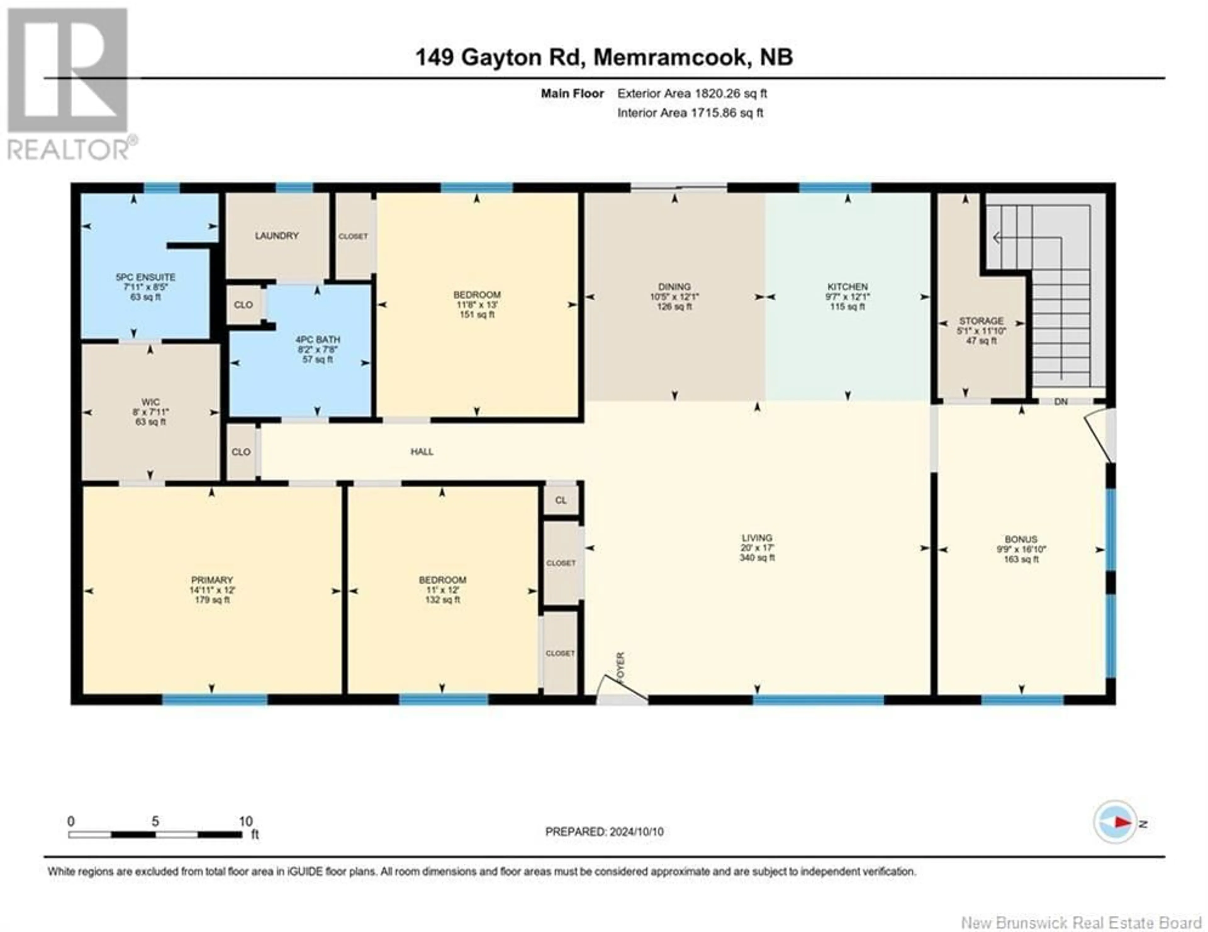 Floor plan for 149 Gayton Road, Memramcook New Brunswick E4K1J1