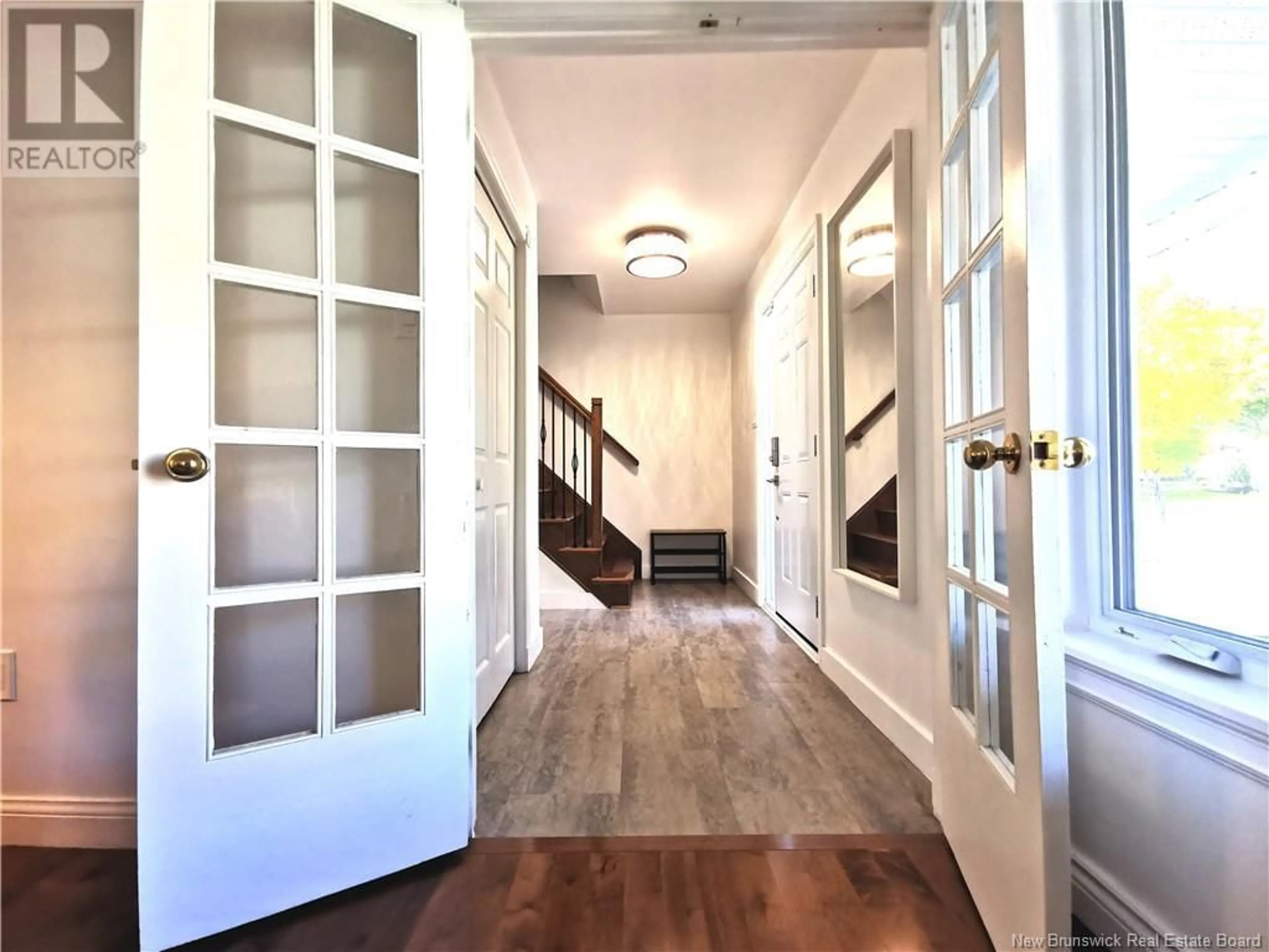 Indoor entryway, wood floors for 54 Reading Street, Fredericton New Brunswick E3B6B9