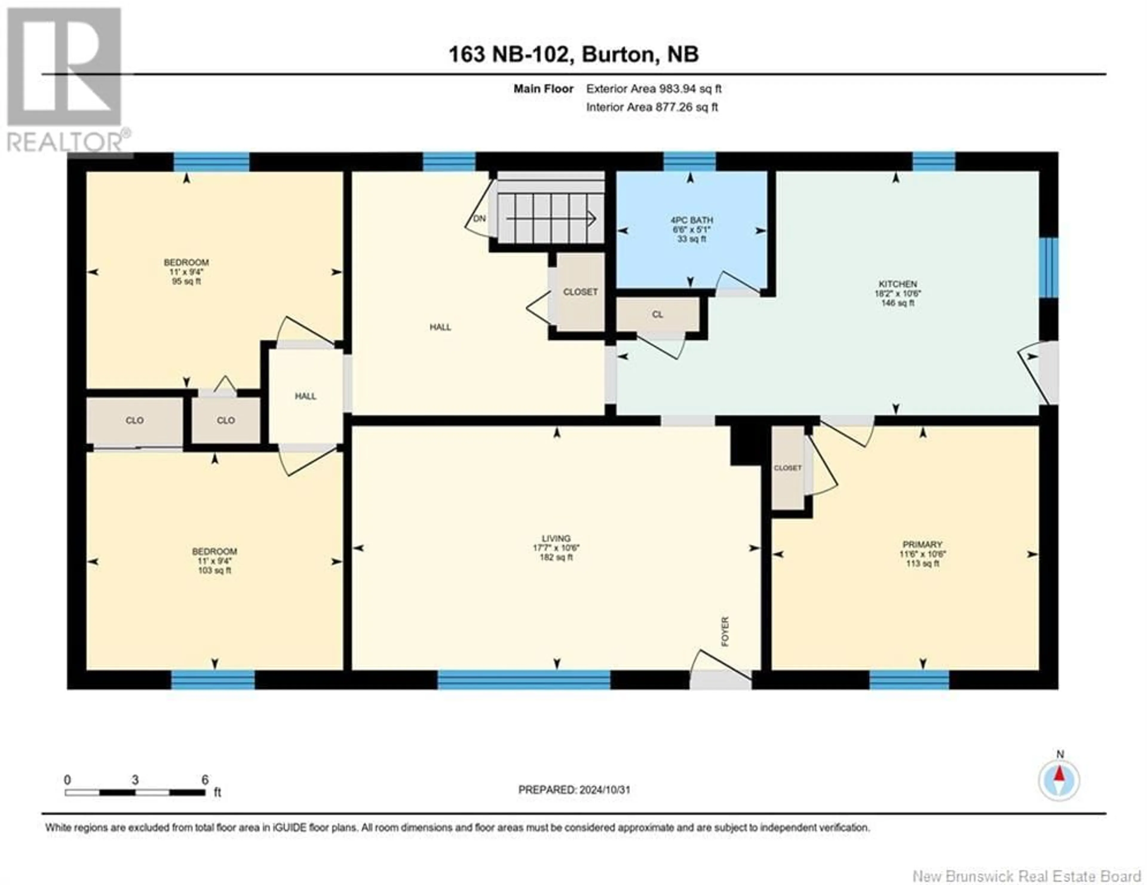 Floor plan for 163 Route 102, Burton New Brunswick E2V3A6