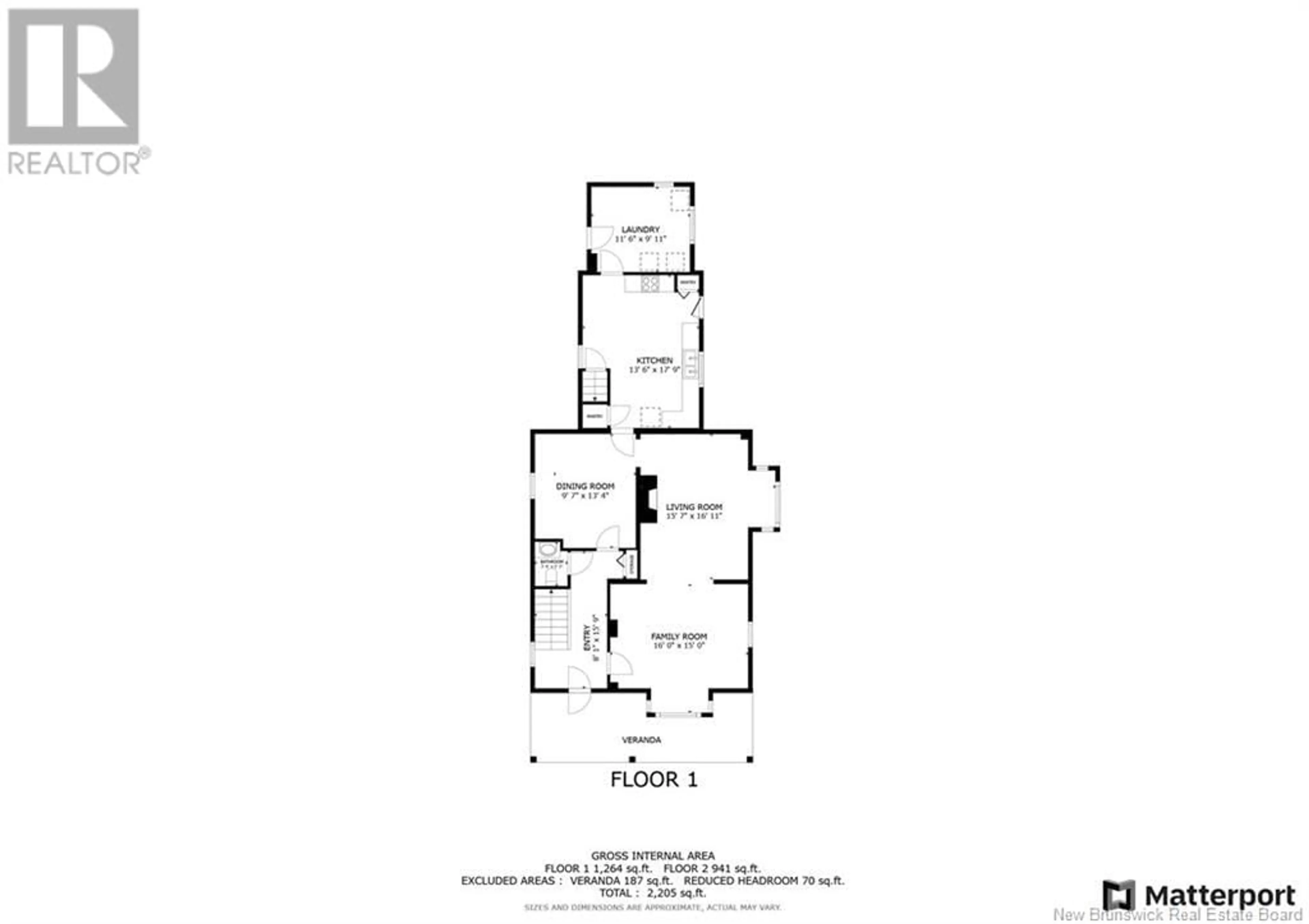 Floor plan for 23 Weldon Street, Sackville New Brunswick E4L4N3