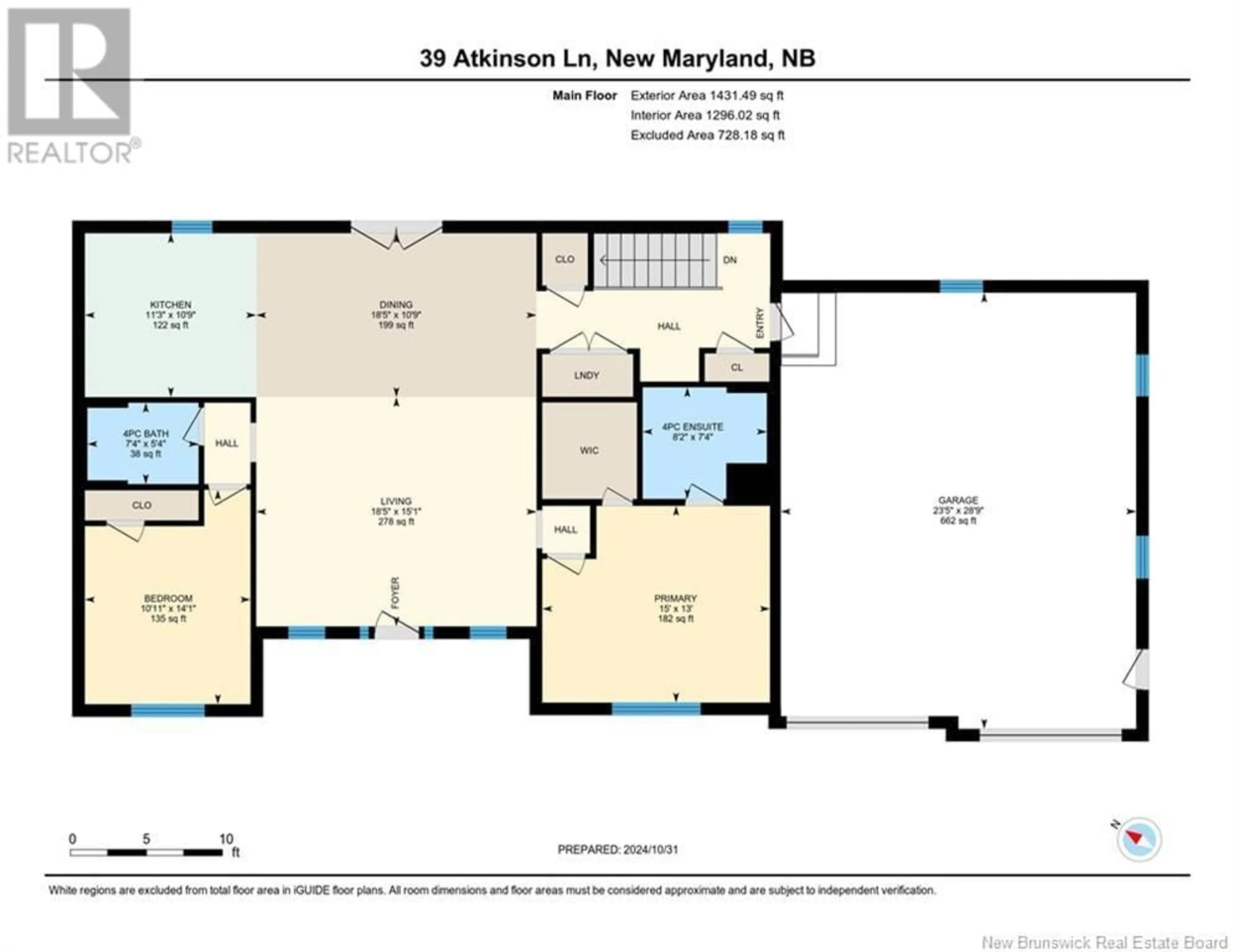 Floor plan for 39 Atkinson Lane, New Maryland New Brunswick E3C1J9