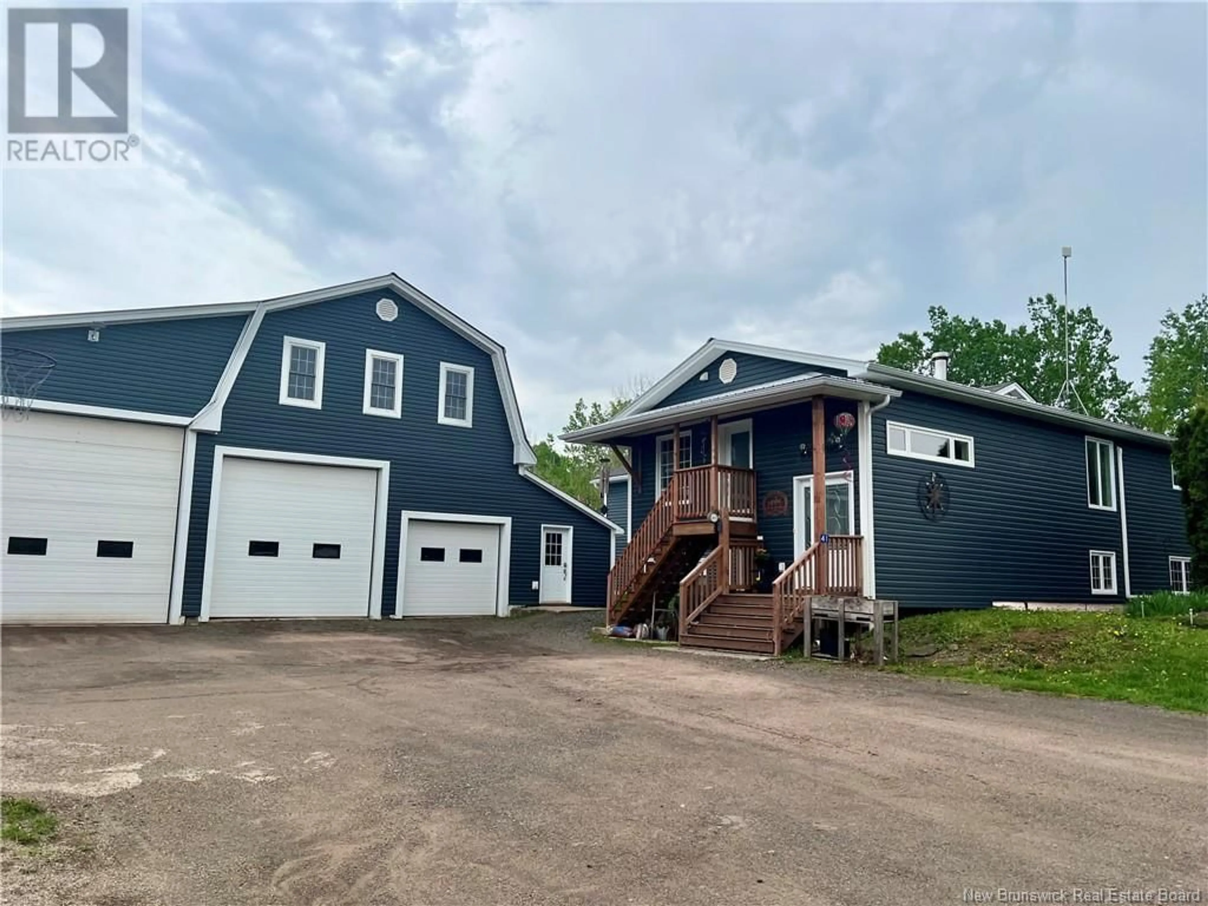 Frontside or backside of a home, the front or back of building for 41 Bannister Road, Colpitts Settlement New Brunswick E4J1A3