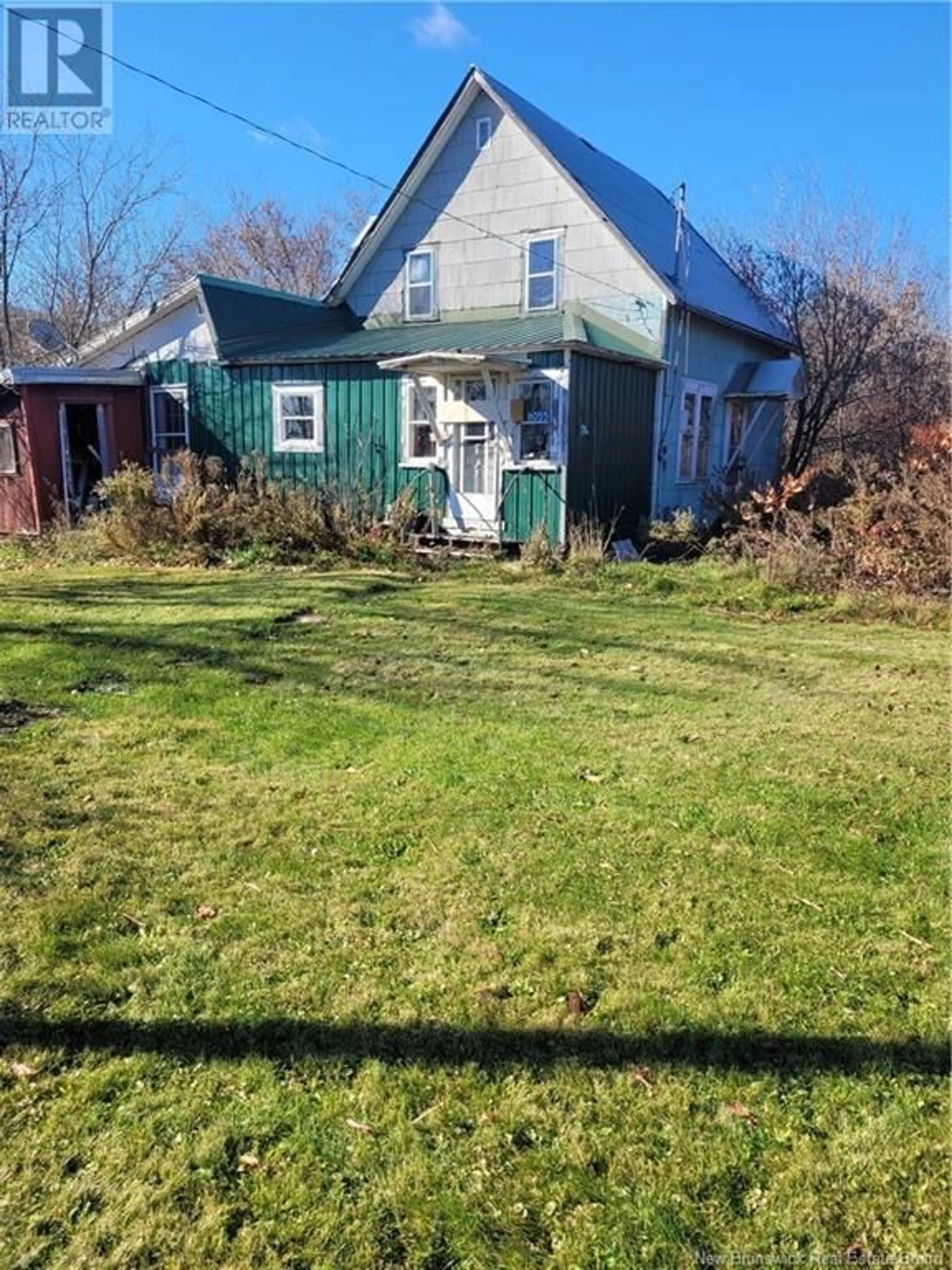 Frontside or backside of a home, the fenced backyard for 8055 Highway  105, Stickney New Brunswick E7L3Z4