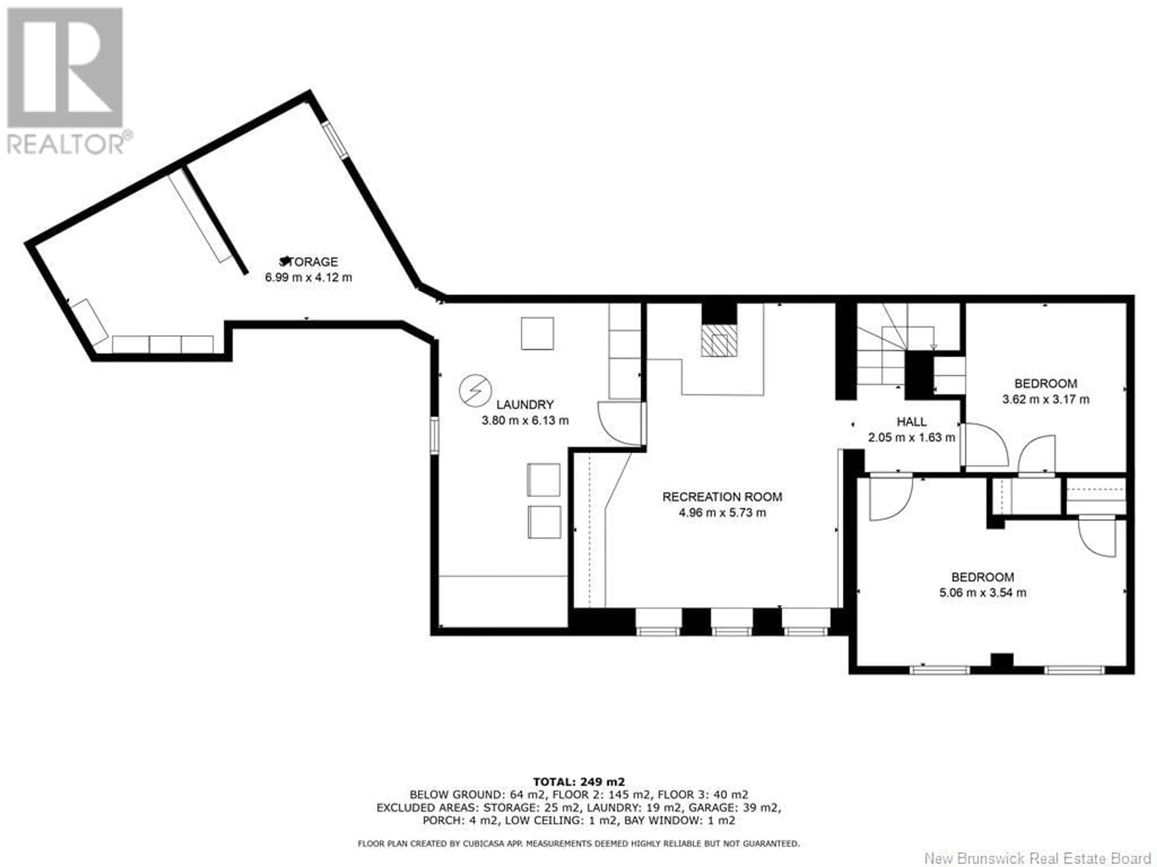 Floor plan for 165 Rosehill, South Tetagouche New Brunswick E2A7H5