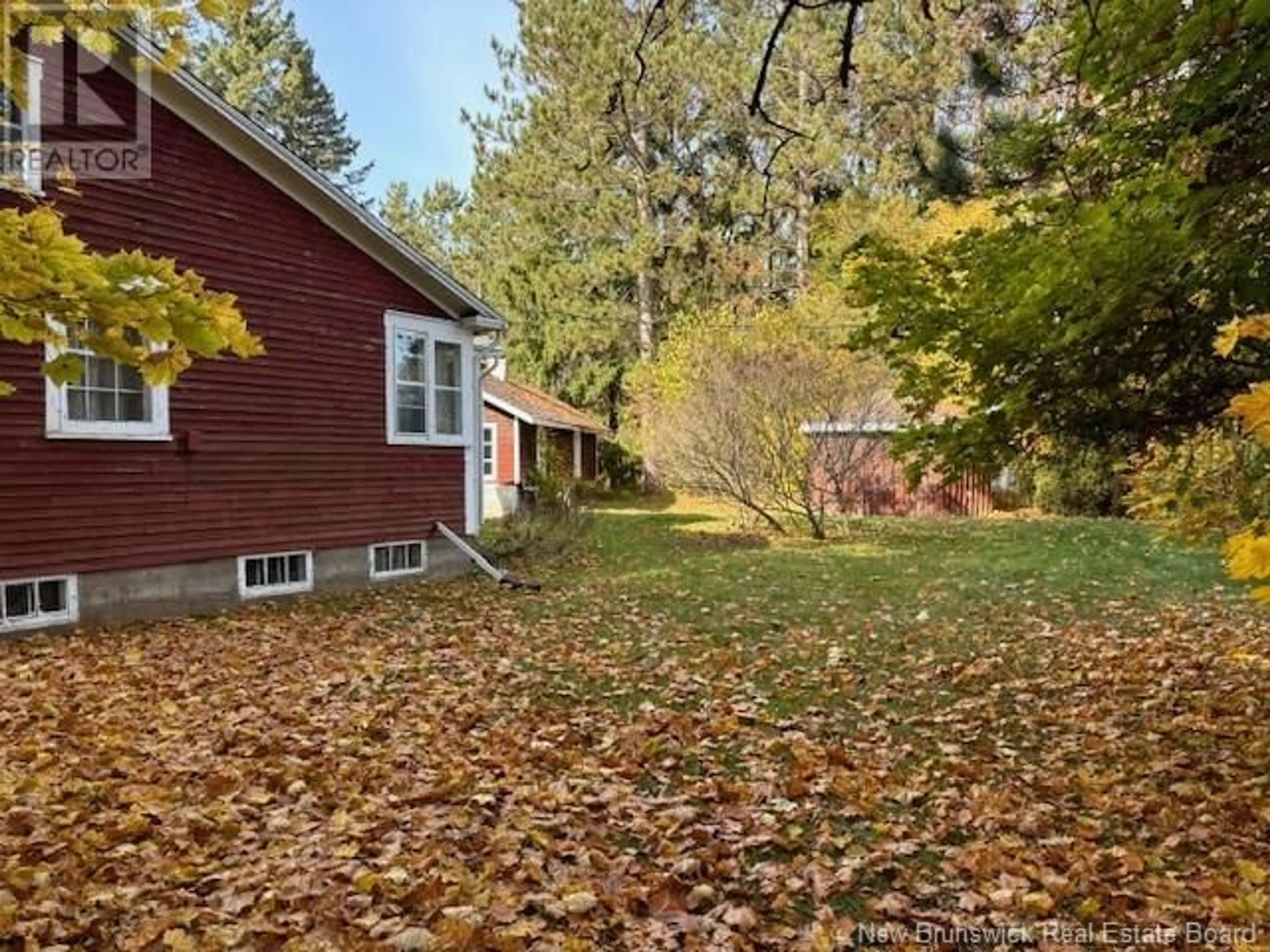 A pic from exterior of the house or condo, the fenced backyard for 48 Arnold Street, Sussex New Brunswick E4E2B8