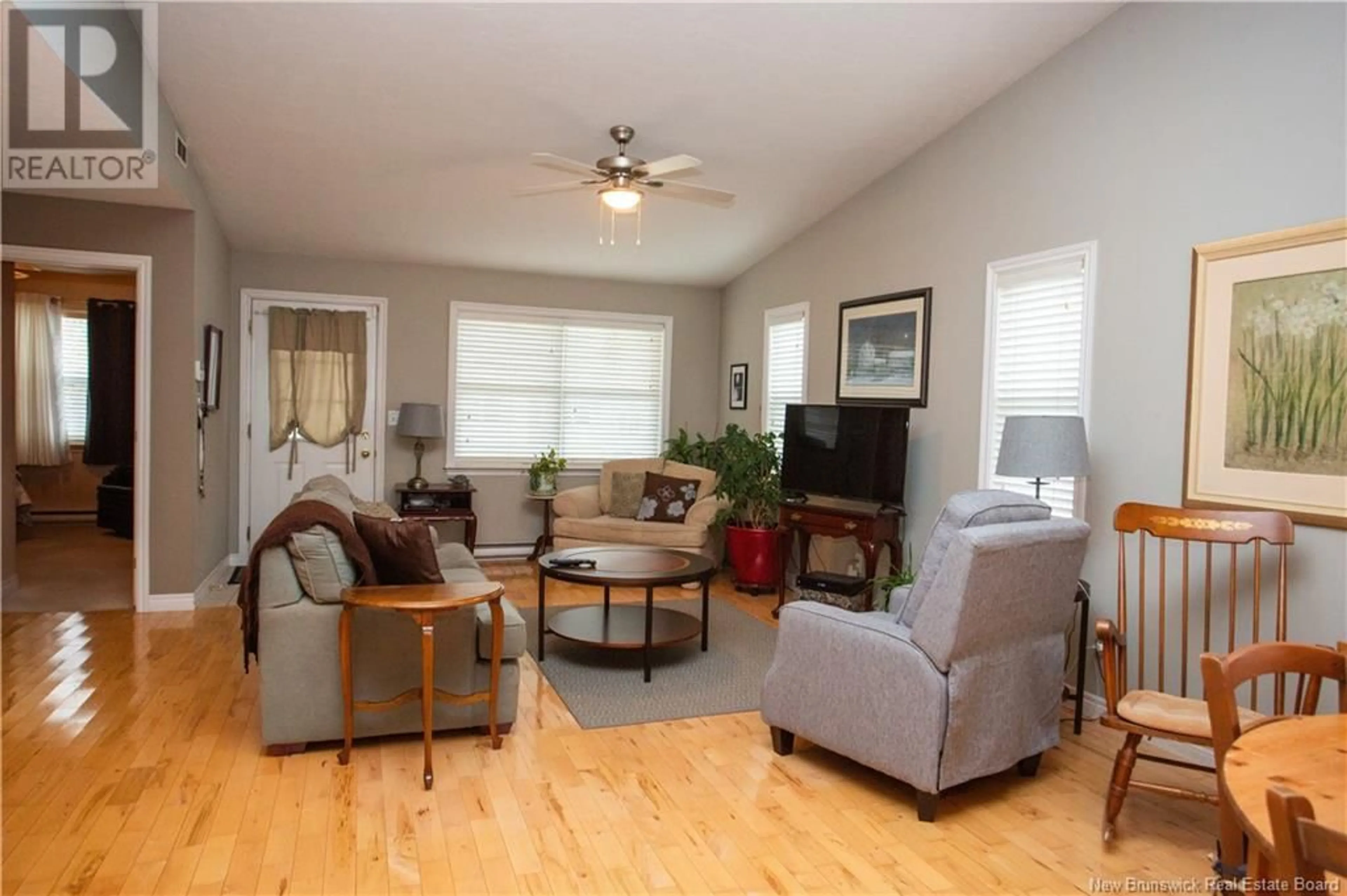 Living room, wood floors for 12 Maple Trail Lane, Riverview New Brunswick E1B5K4