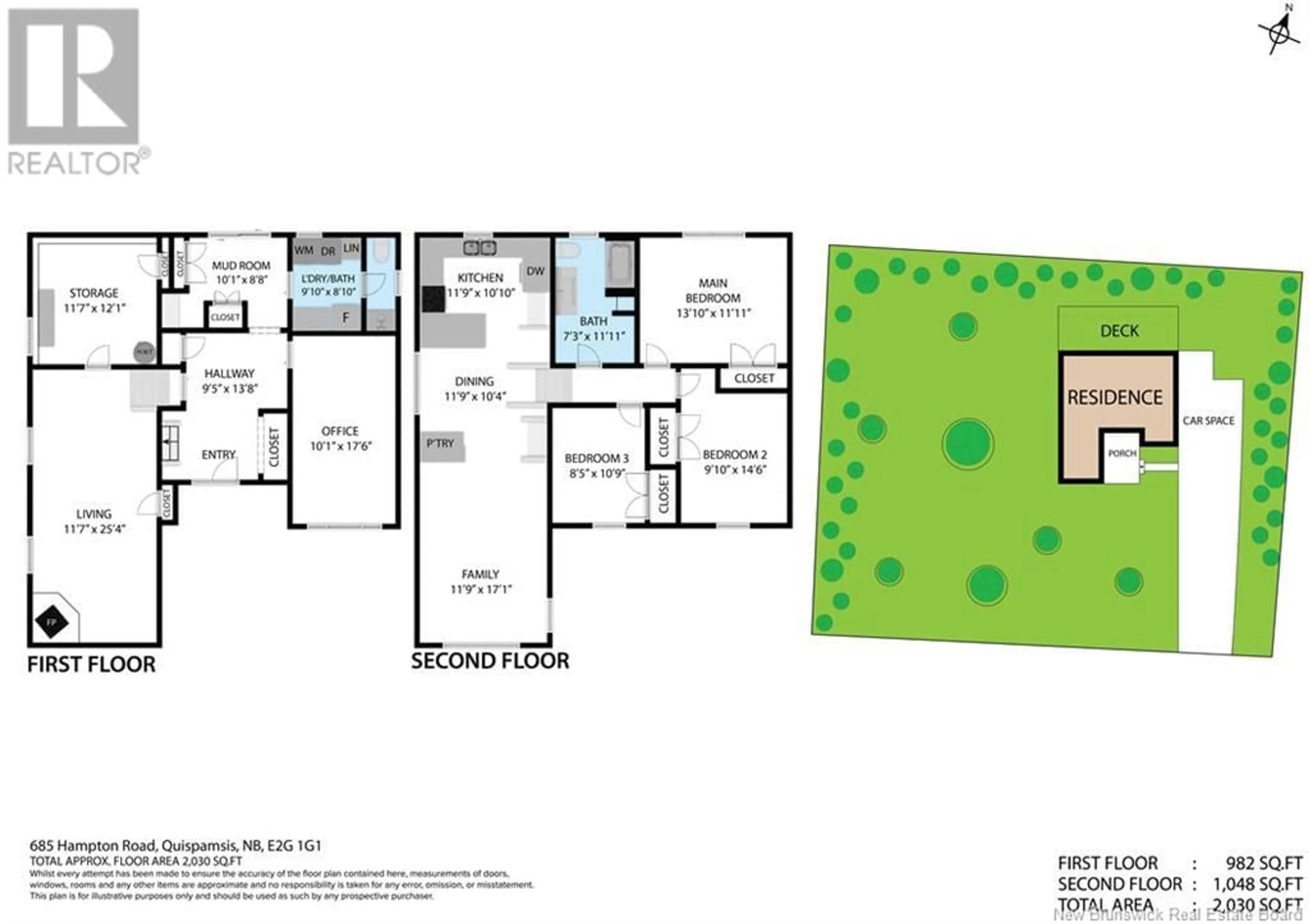 Floor plan for 685 Hampton Road, Quispamsis New Brunswick E2G1G1