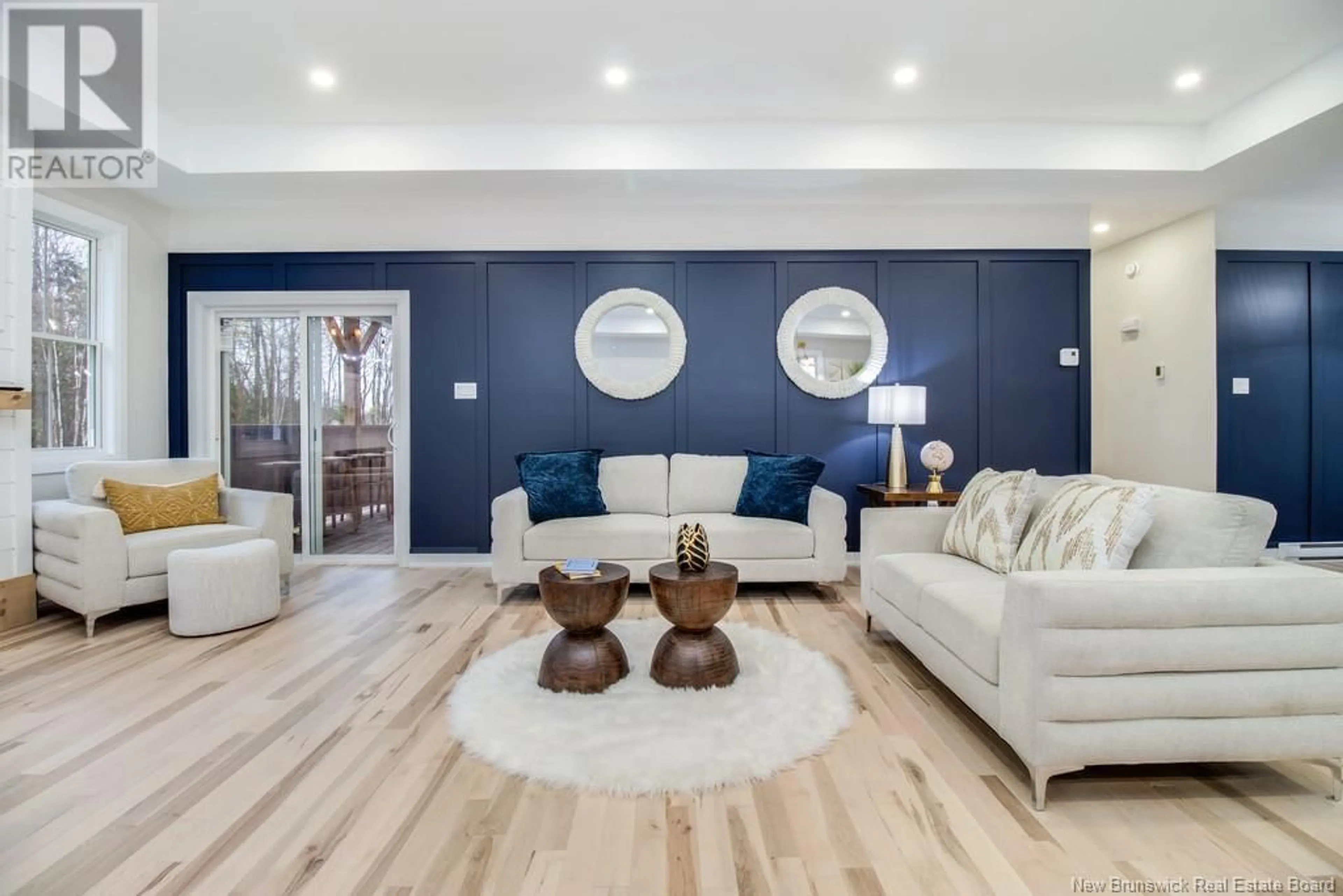 Living room, wood floors for 37 Boxwood Lane, New Maryland New Brunswick E3C0R7