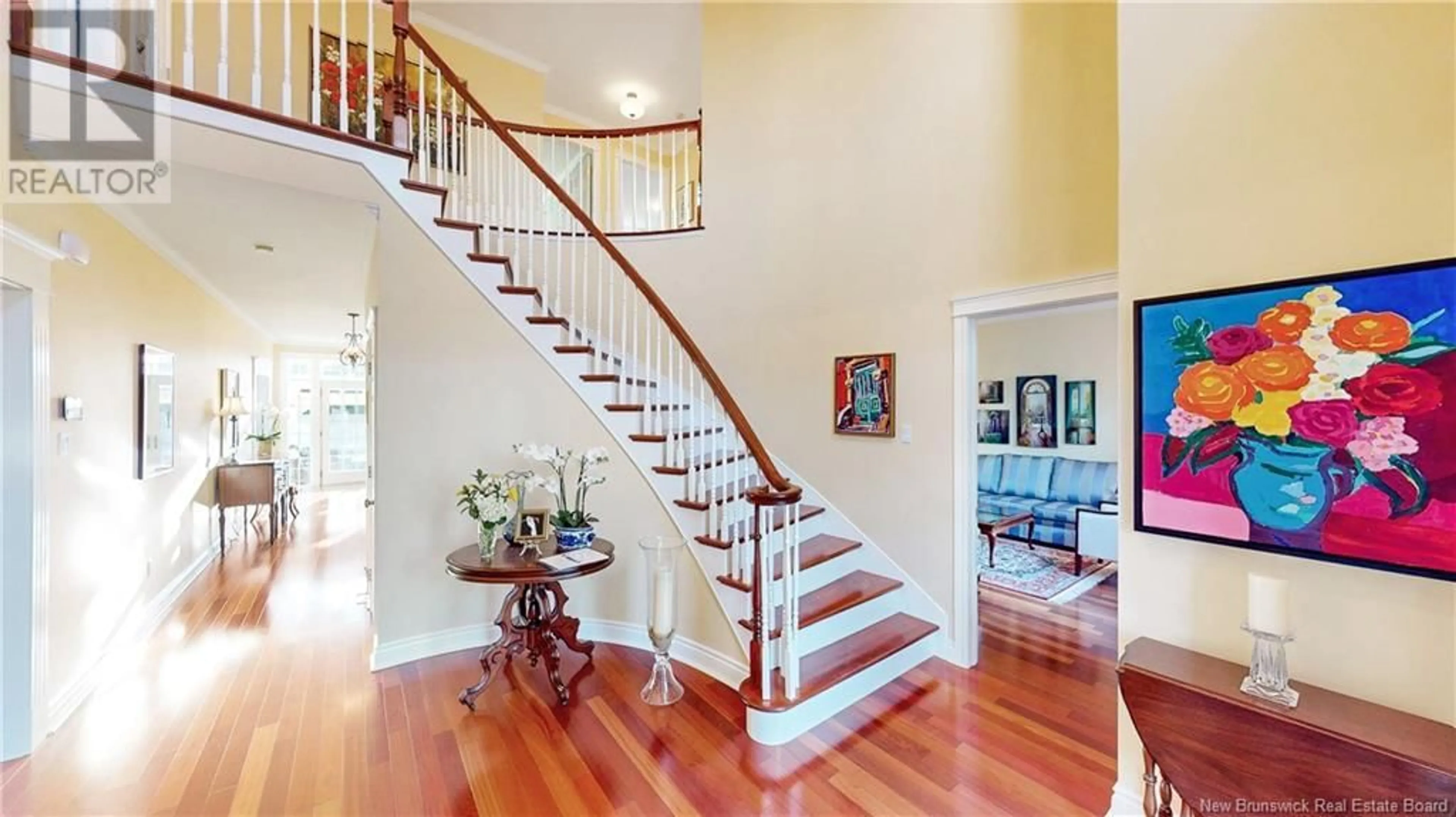 Indoor foyer, wood floors for 5 John Street, Rothesay New Brunswick E2E6C7