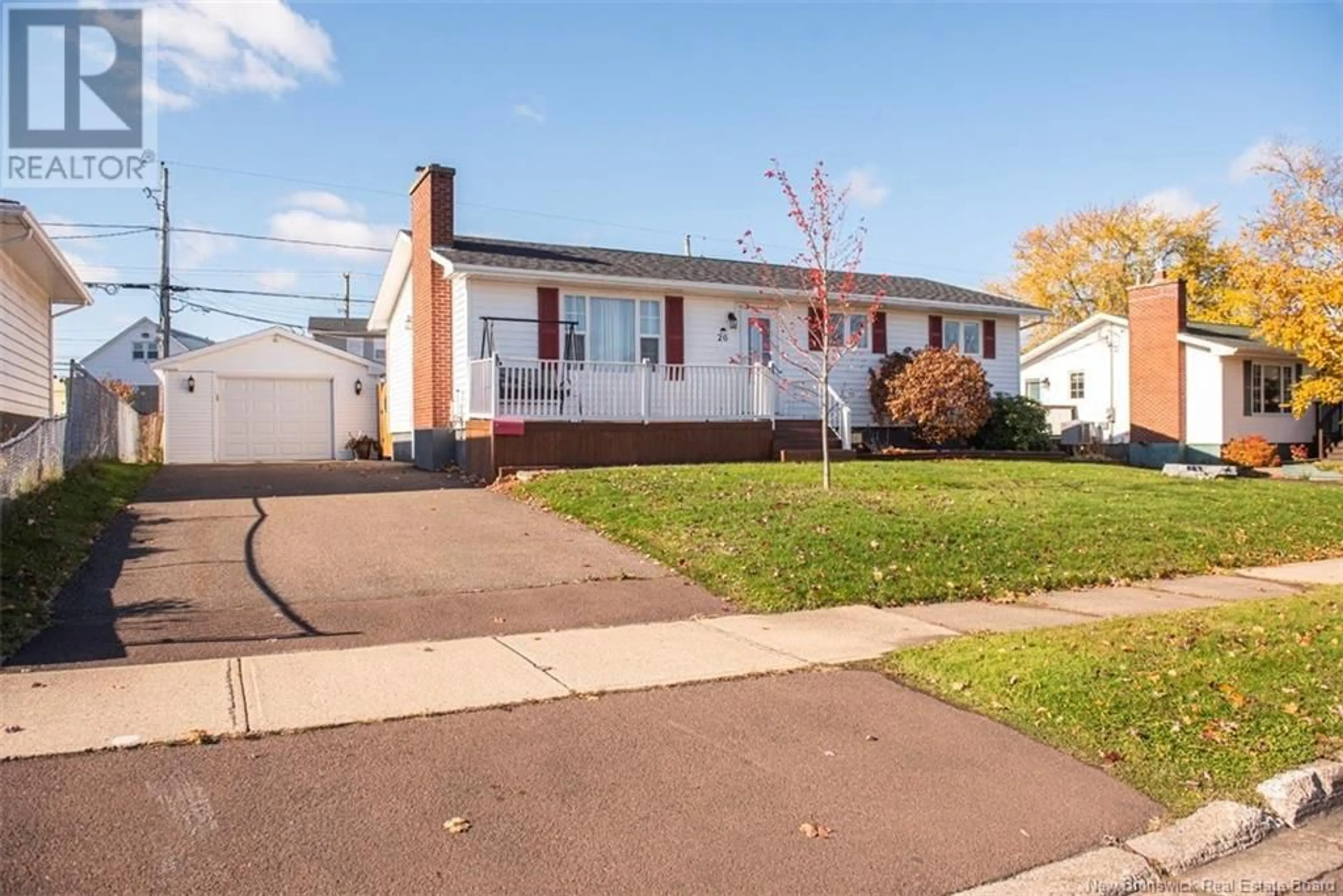 Frontside or backside of a home, the street view for 26 Miller, Moncton New Brunswick E1C7T2