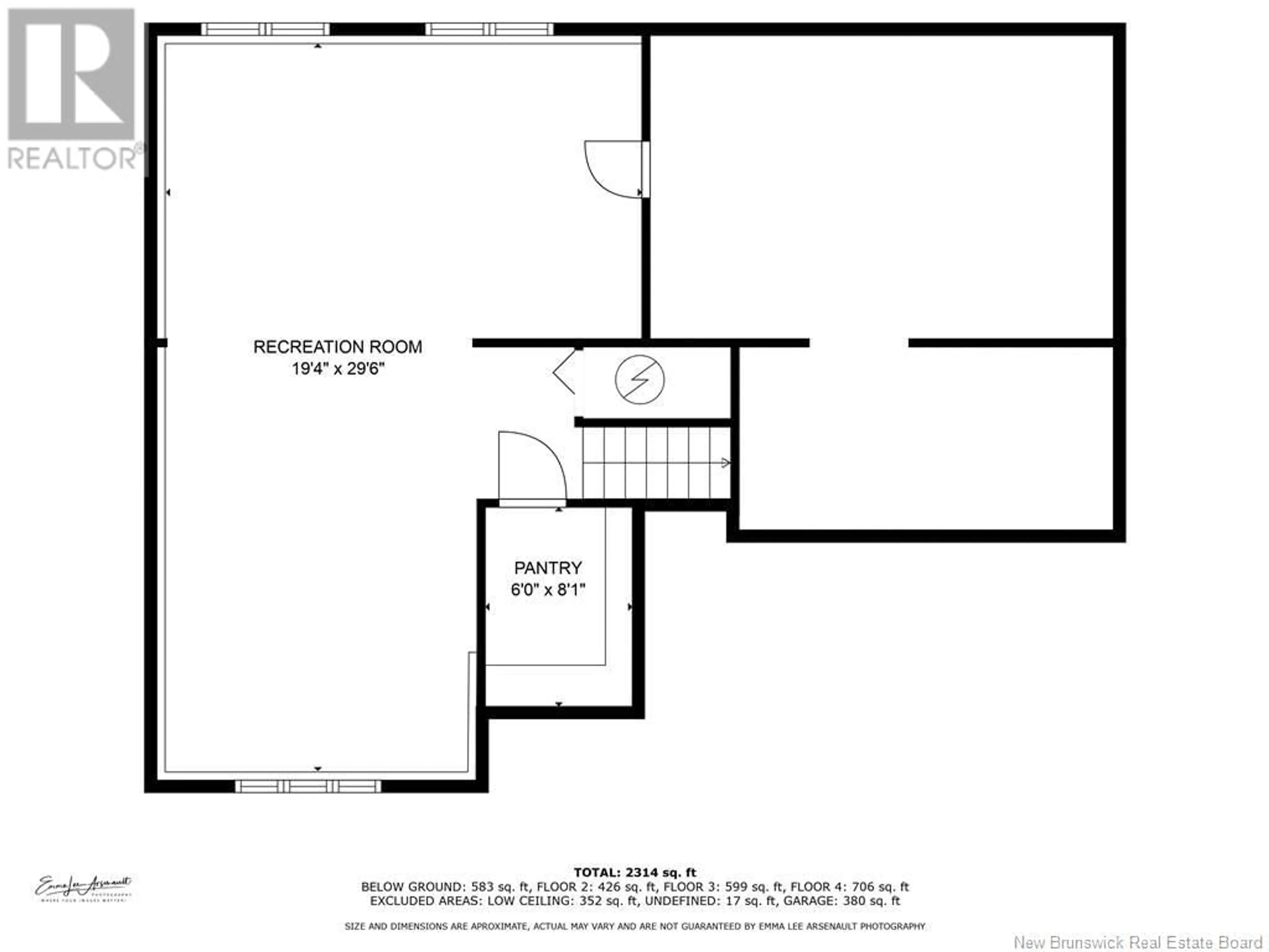 Floor plan for 389 Eunice, Dieppe New Brunswick E1A6X1