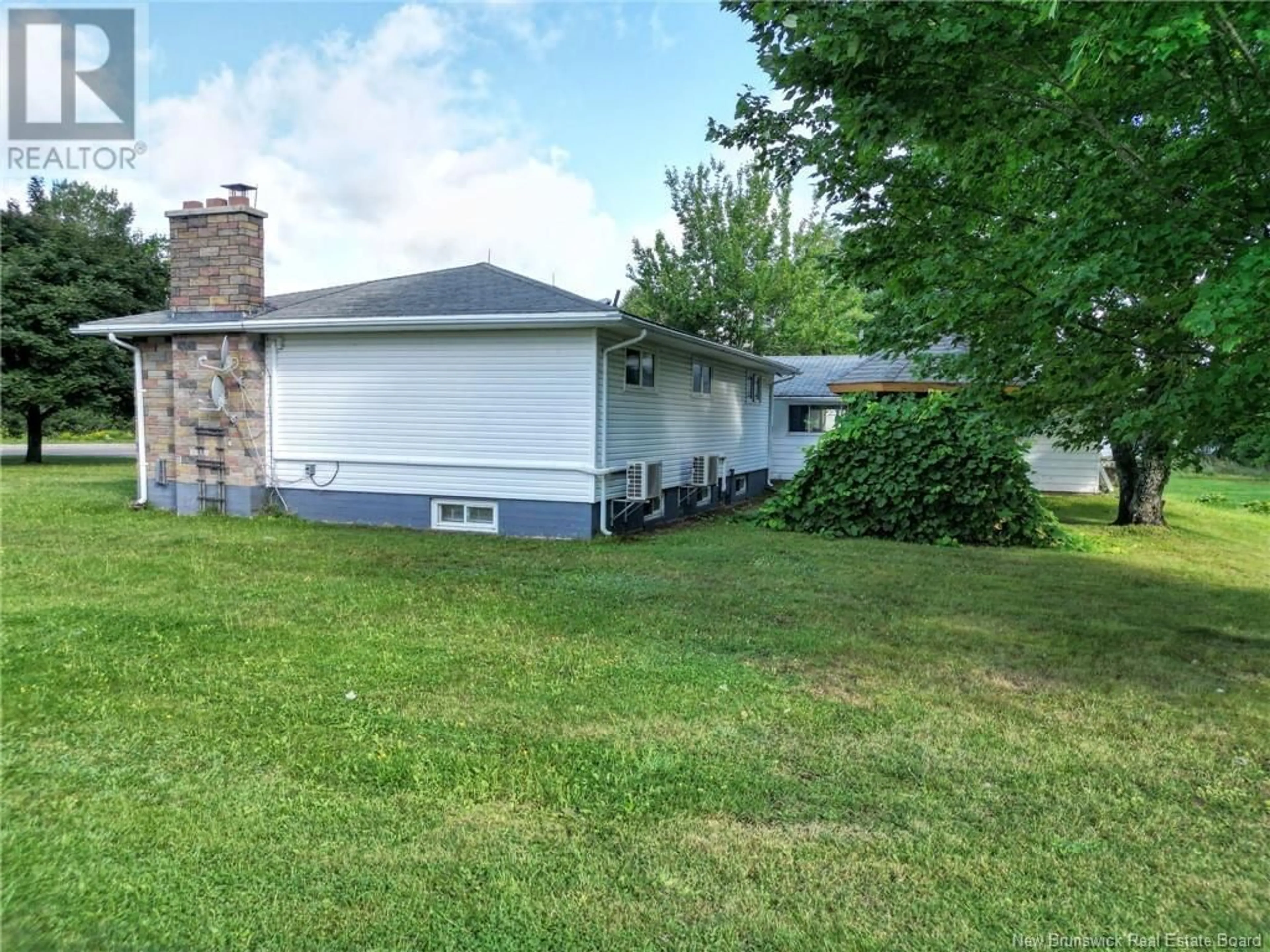 Frontside or backside of a home, the fenced backyard for 4447 Principale, Saint-Antoine New Brunswick E4V1P3