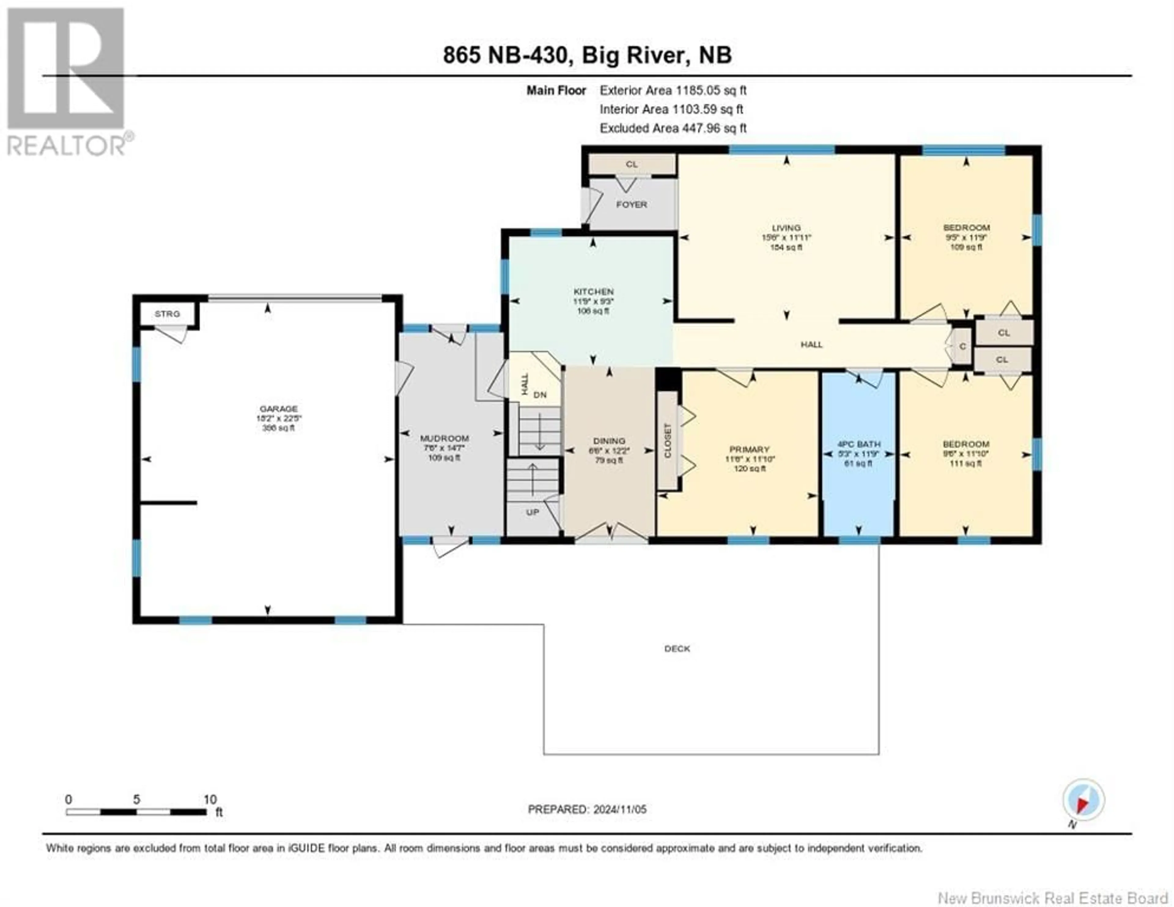 Floor plan for 865 Rte 430, Big River New Brunswick E2A6P7