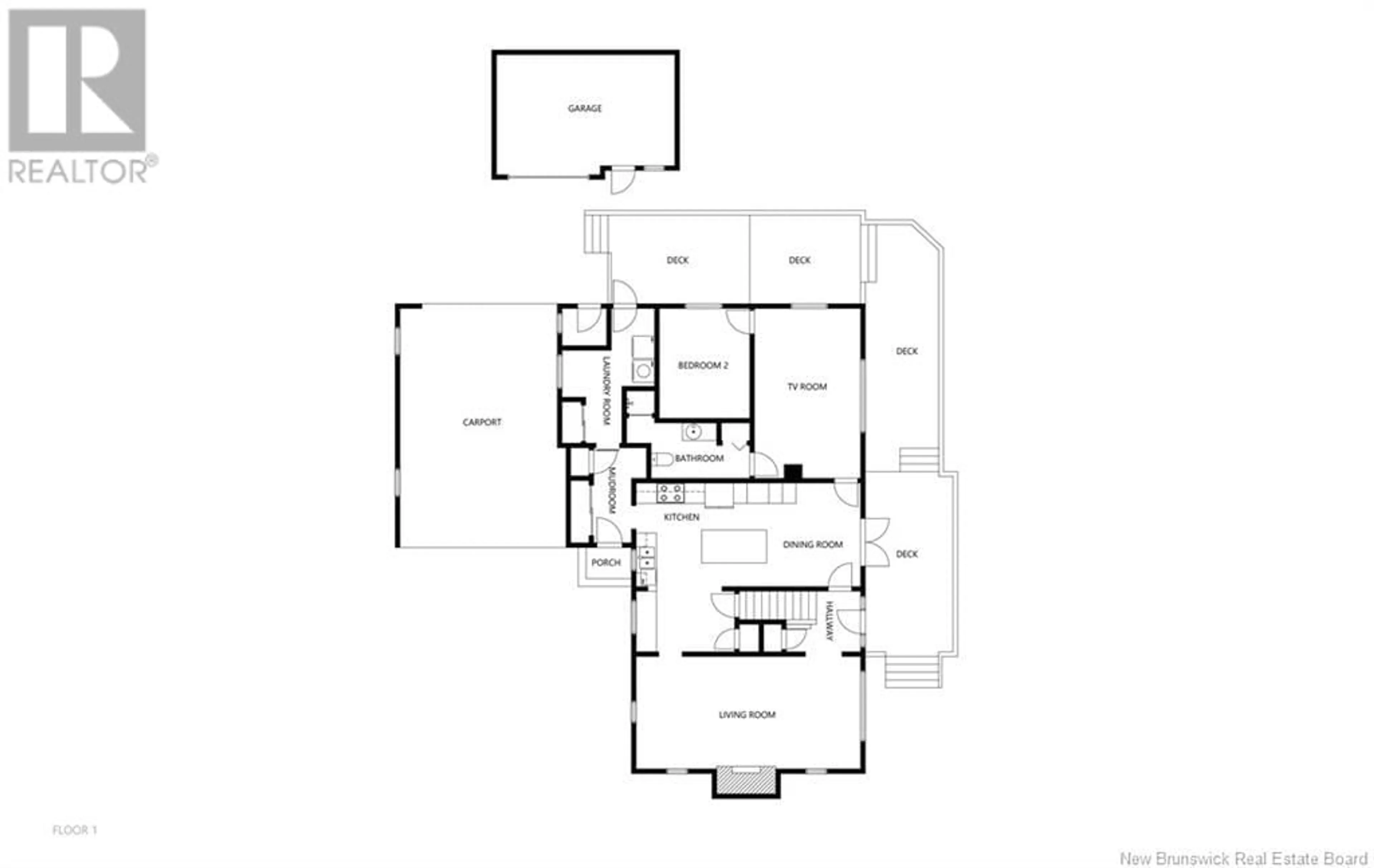 Floor plan for 41 Charles Street, Saint Andrews New Brunswick E5B2J3