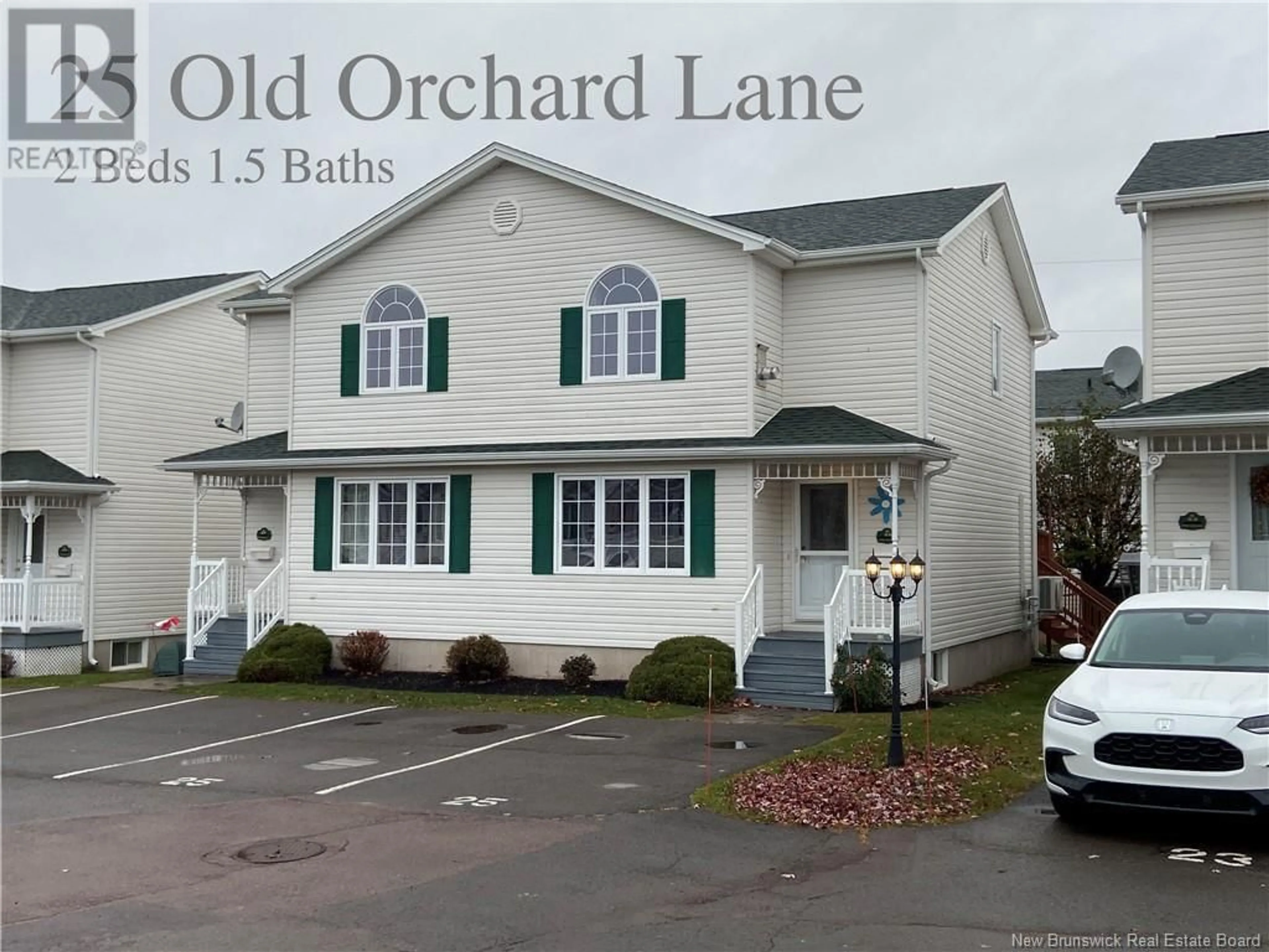 Frontside or backside of a home, the front or back of building for 25 Old Orchard Lane, Riverview New Brunswick E1B5M5