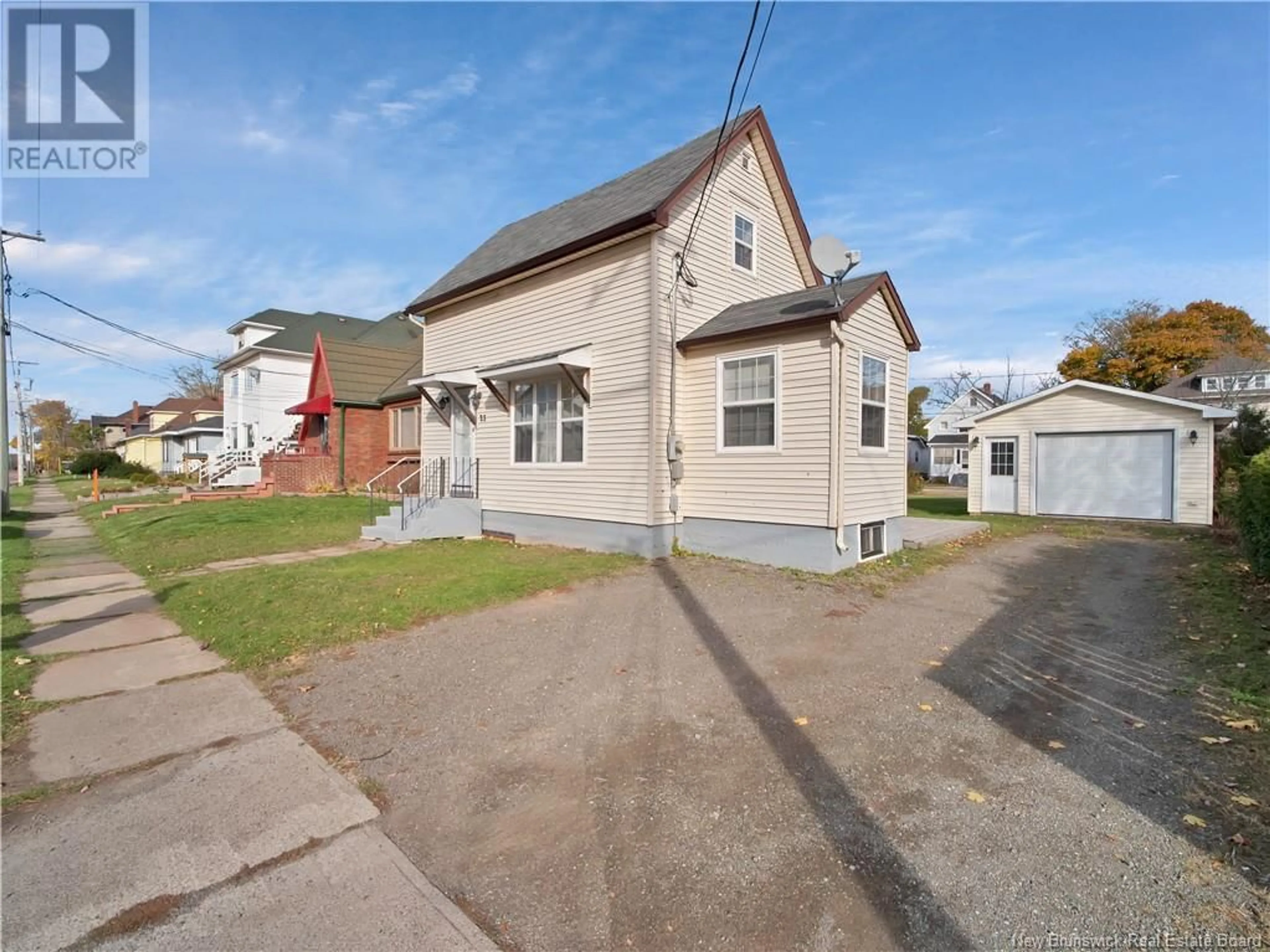 Frontside or backside of a home, the street view for 23 North Street, Moncton New Brunswick E1C5X7