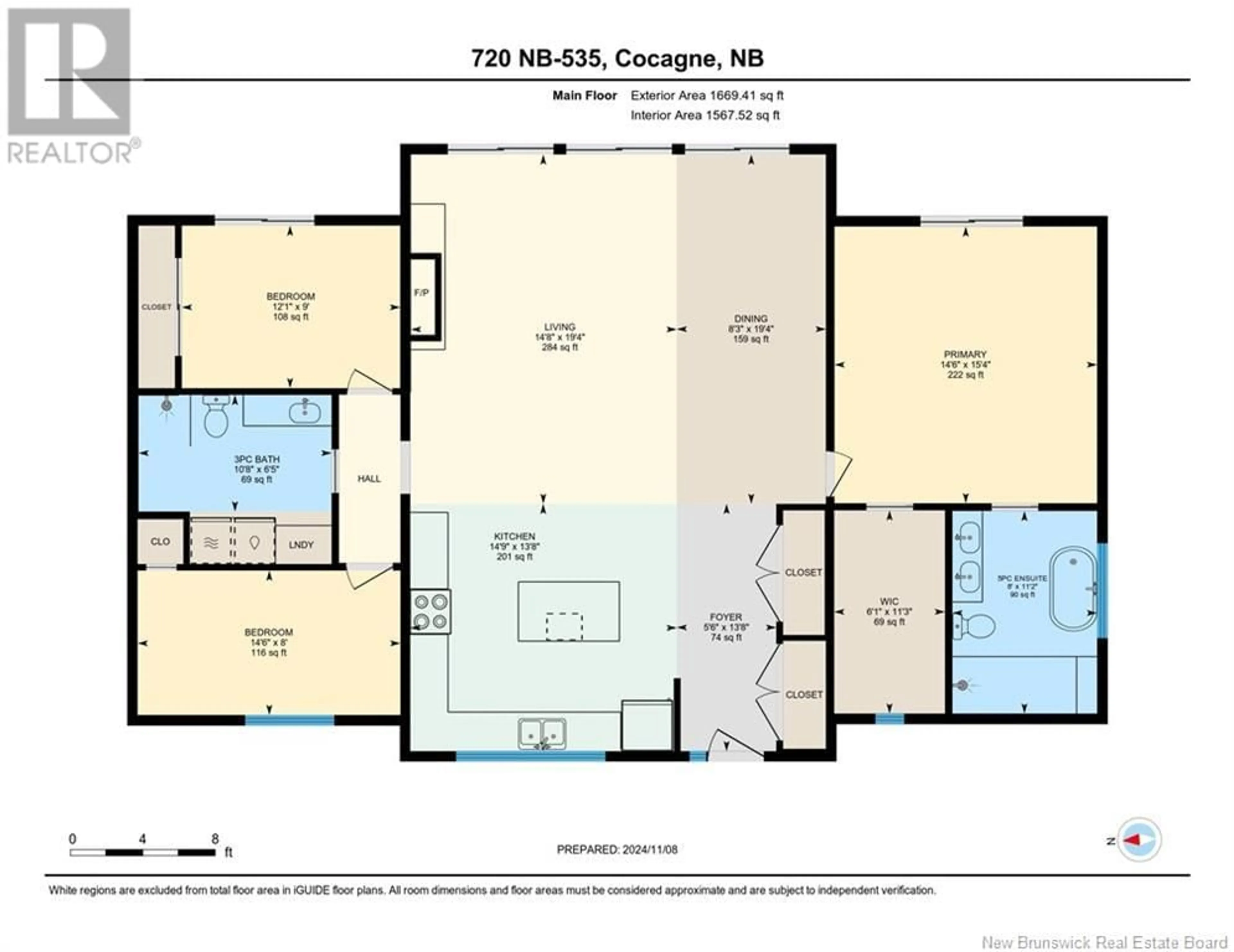 Floor plan for 720 Route 535, Cocagne New Brunswick E4R3G1