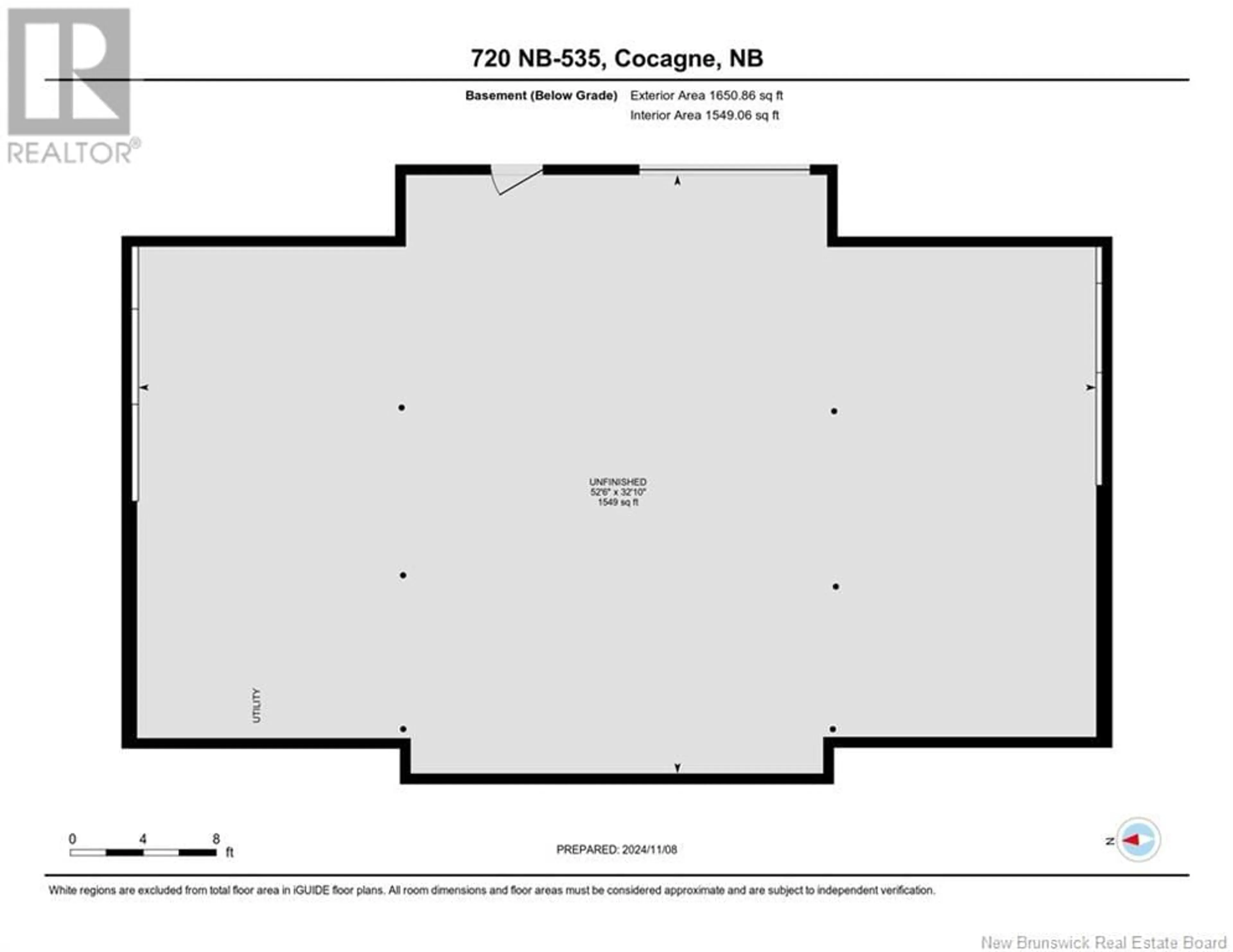 Floor plan for 720 Route 535, Cocagne New Brunswick E4R3G1