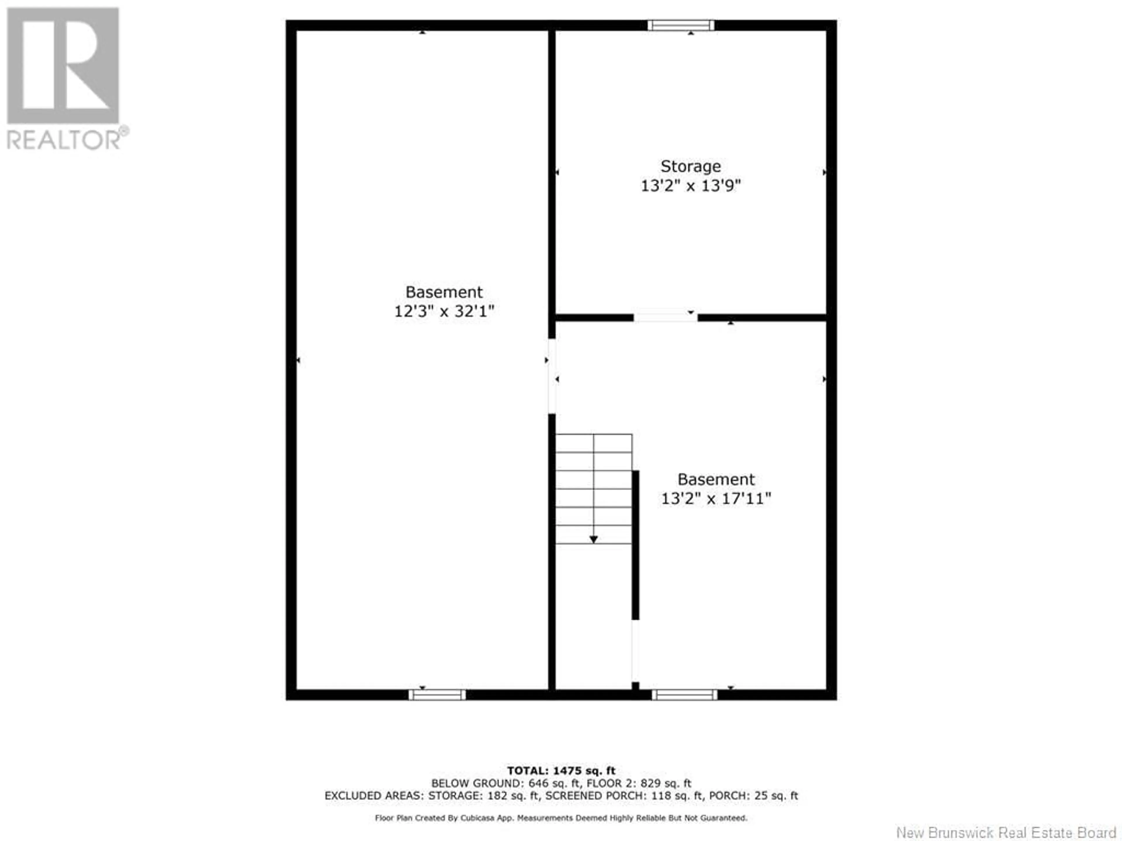 Floor plan for 247 Chaleur, Charlo New Brunswick E8E2B8