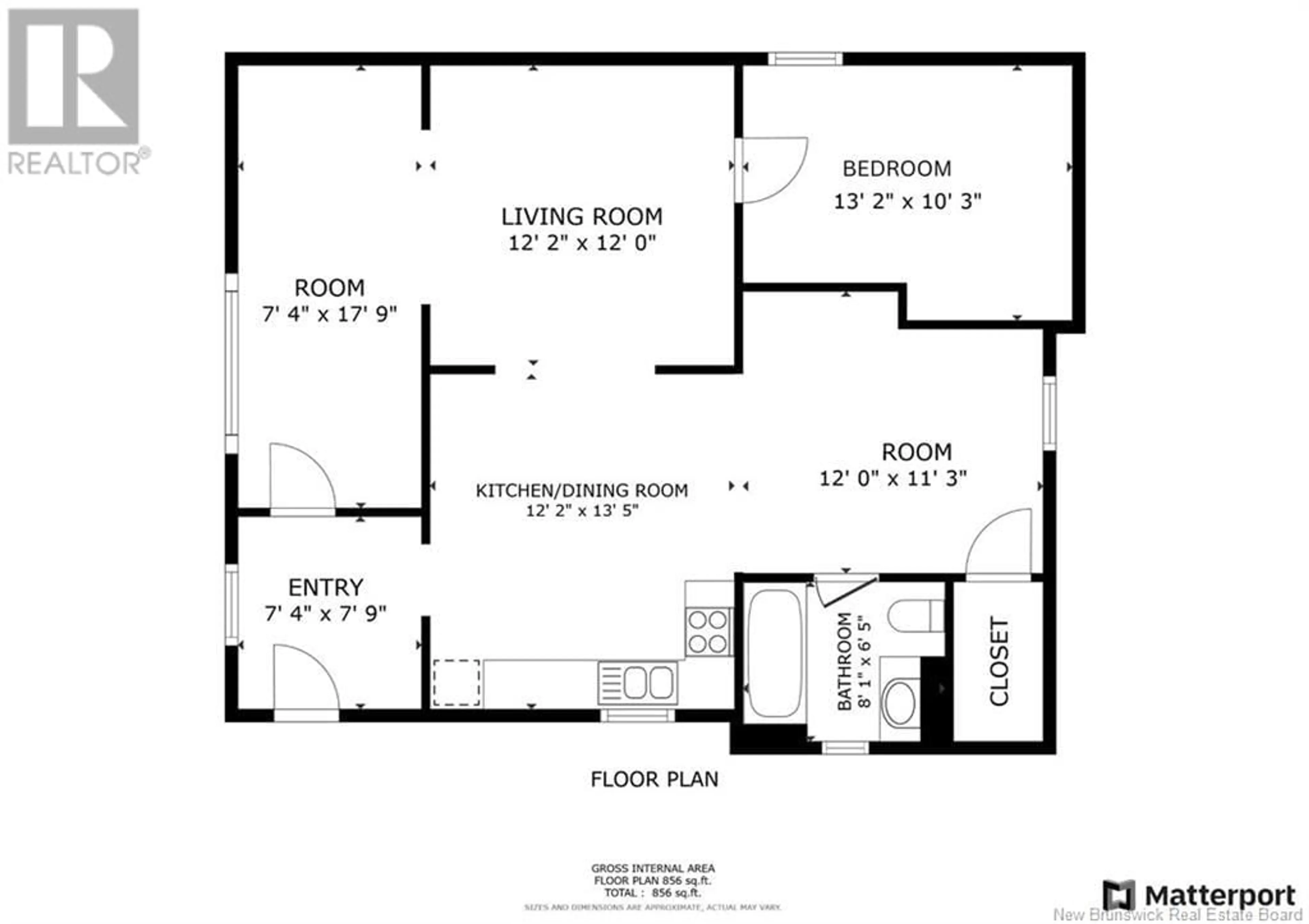 Floor plan for 272 Route 955, Bayfield New Brunswick E4M3B9