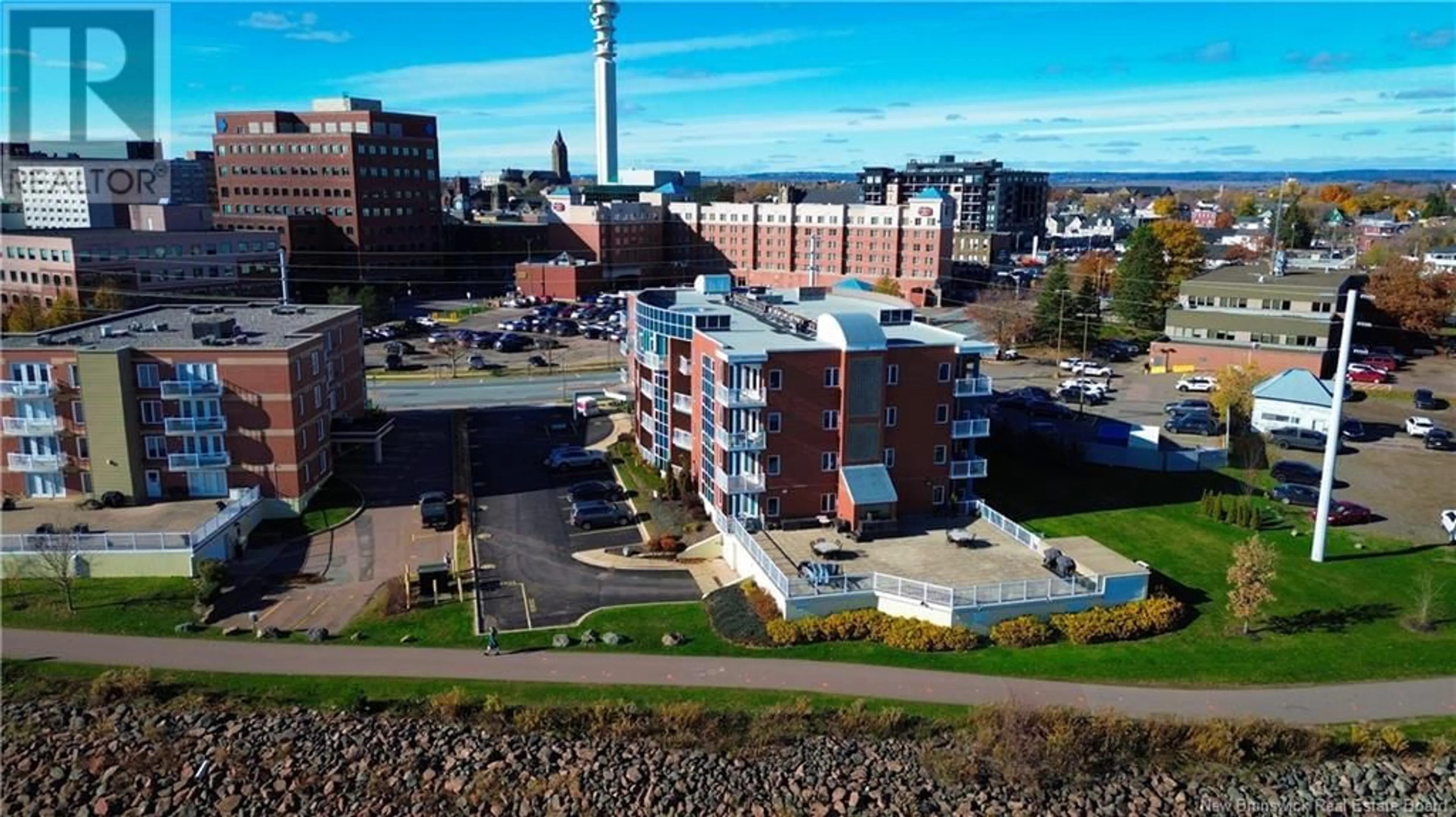 A pic from exterior of the house or condo, the front or back of building for 50 Assomption Boulevard Unit# 400, Moncton New Brunswick E1C0C5