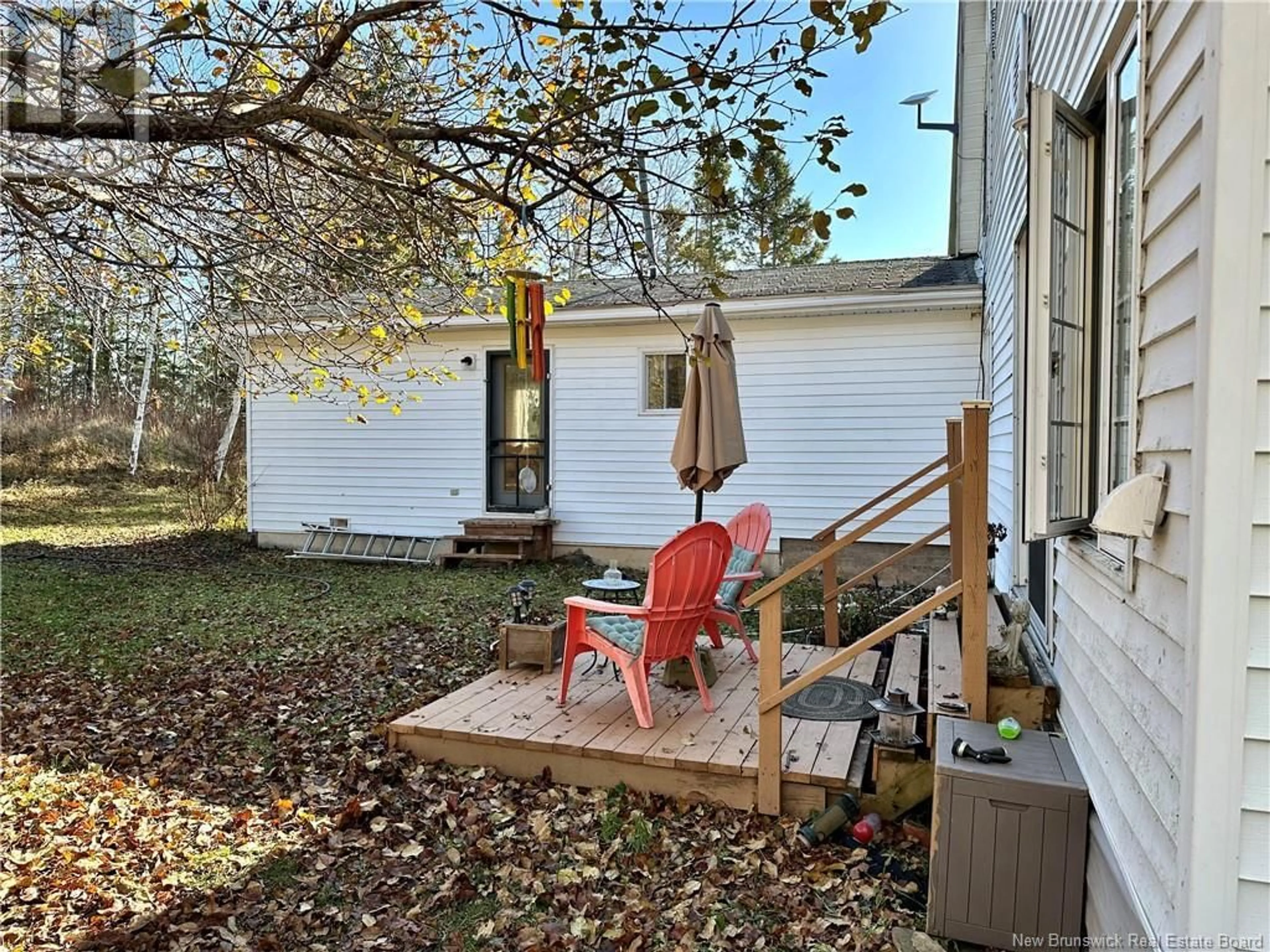 Frontside or backside of a home, the fenced backyard for 845 Route 385, Burntland Brook New Brunswick E7G3M2