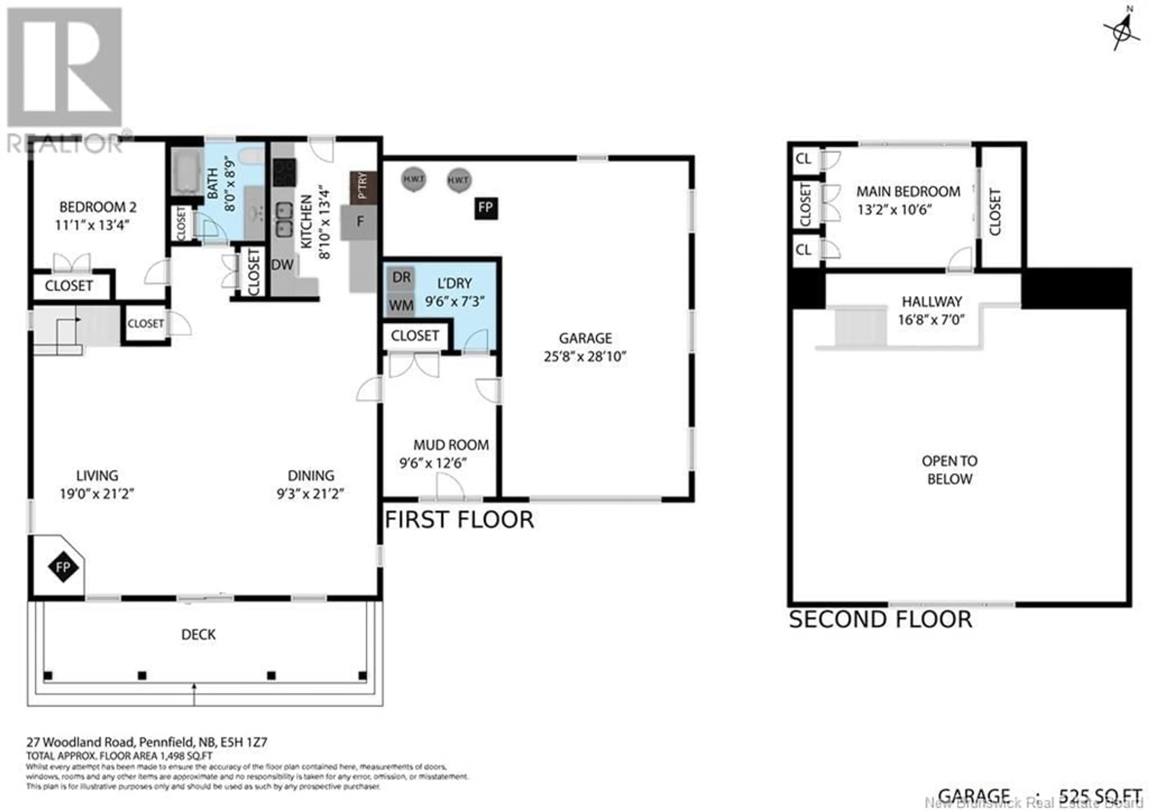 Floor plan for 27 Woodland Road, Pennfield New Brunswick E5H1Z7