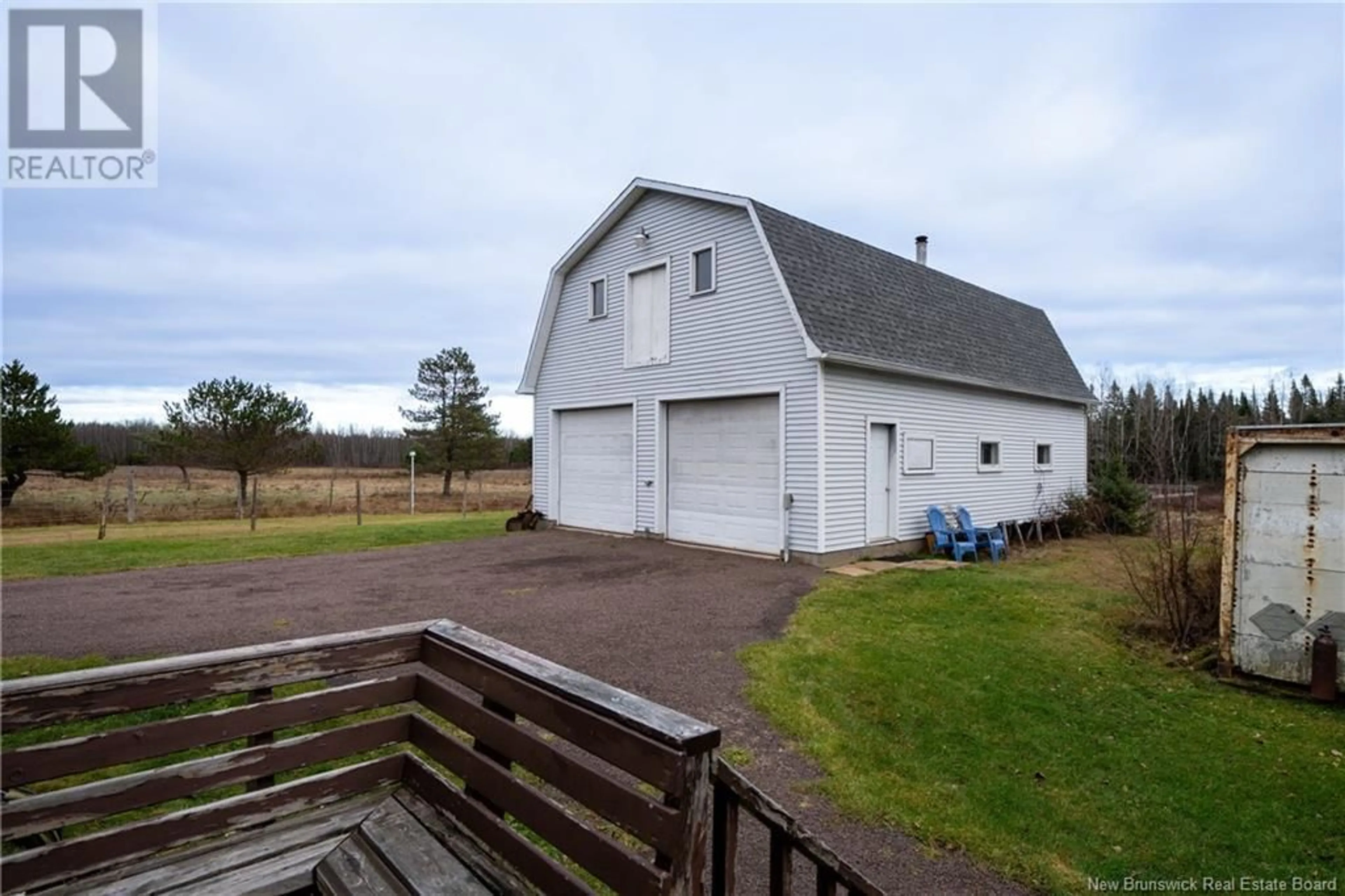 Indoor garage, wood floors for 7593 Route 515, Saint-Paul New Brunswick E4T3R3