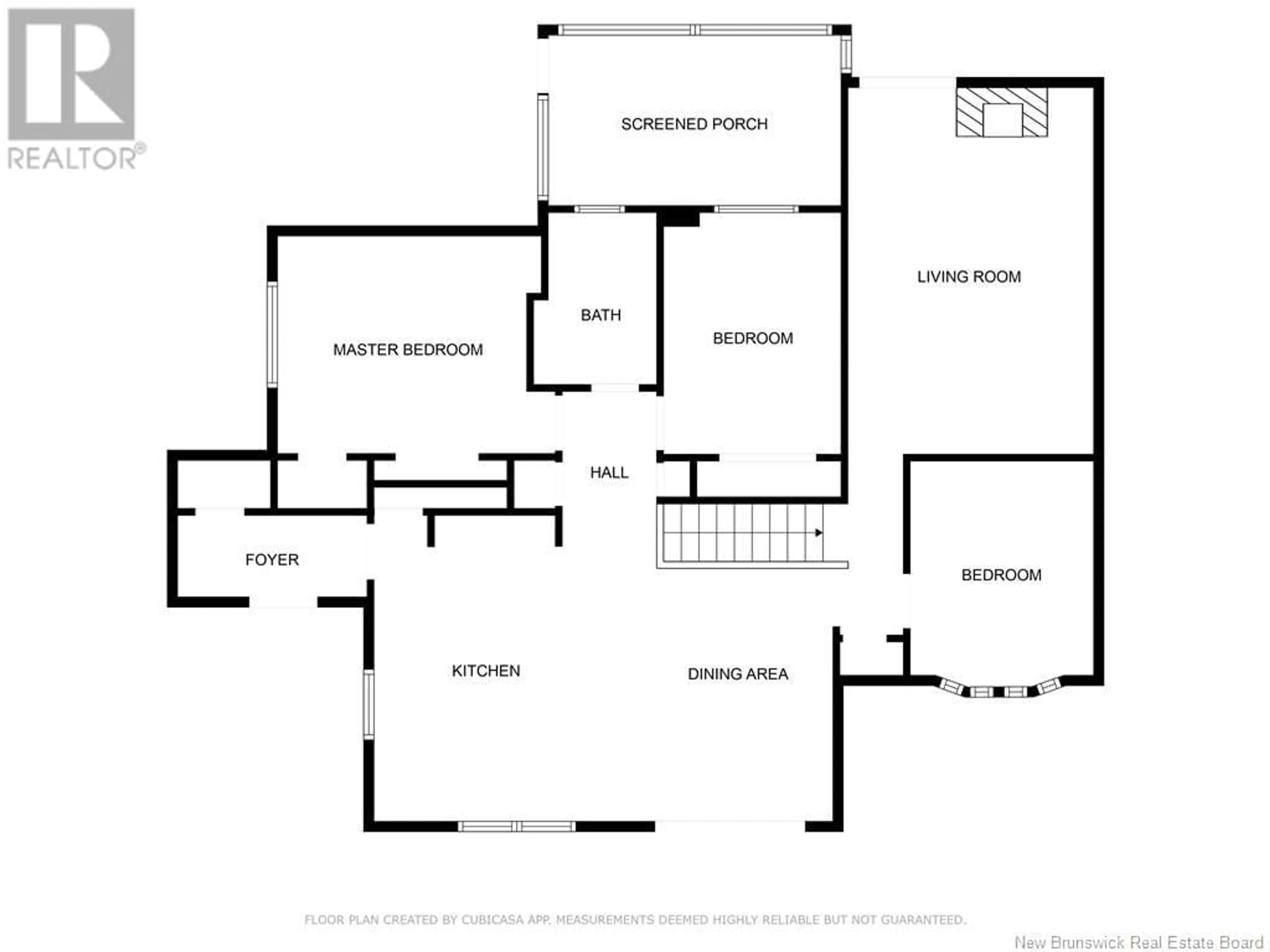 Floor plan for 684 Principale, Beresford New Brunswick E8K2Y1