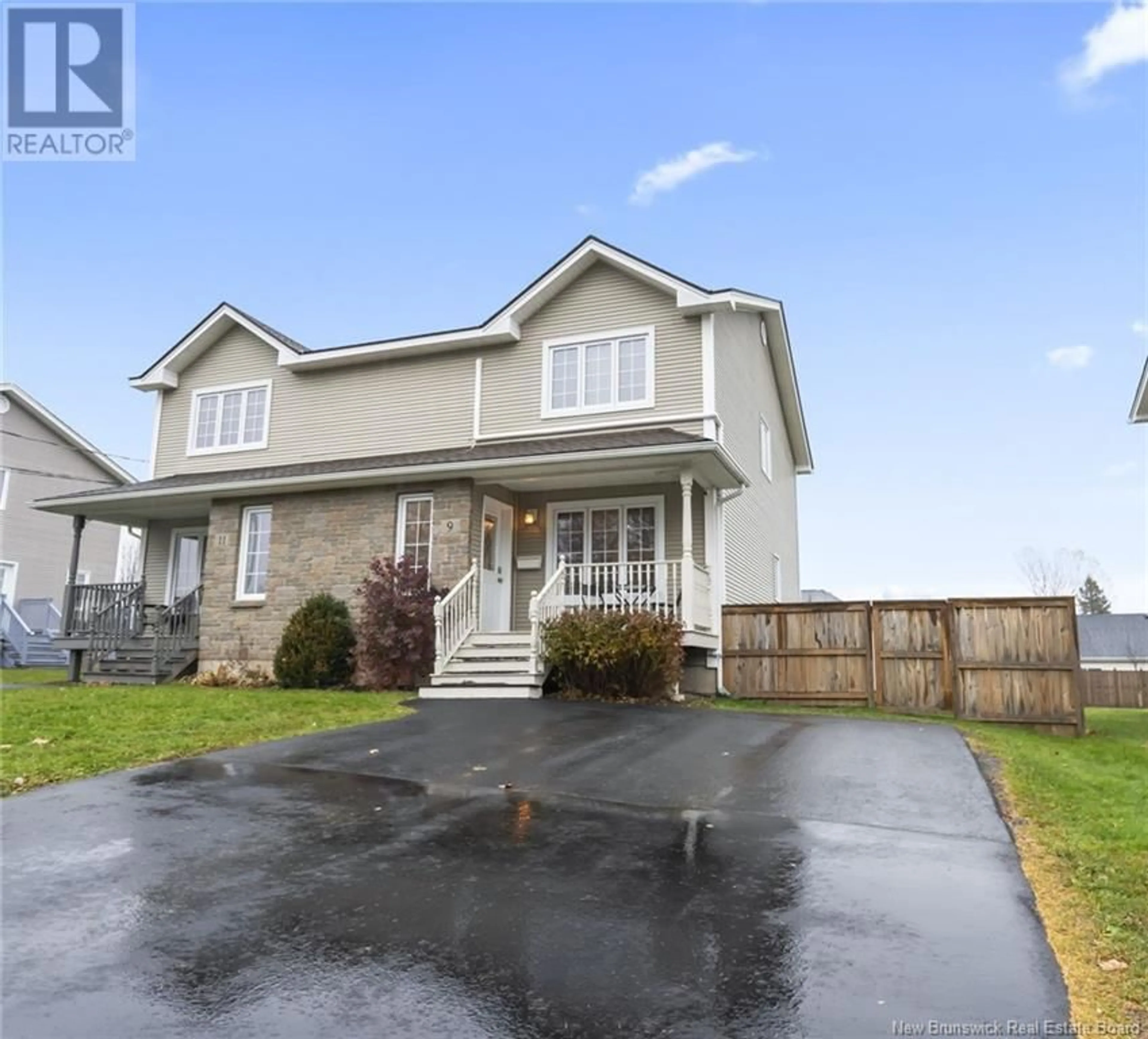 Frontside or backside of a home, the street view for 9 Berry, Moncton New Brunswick E1A6G3