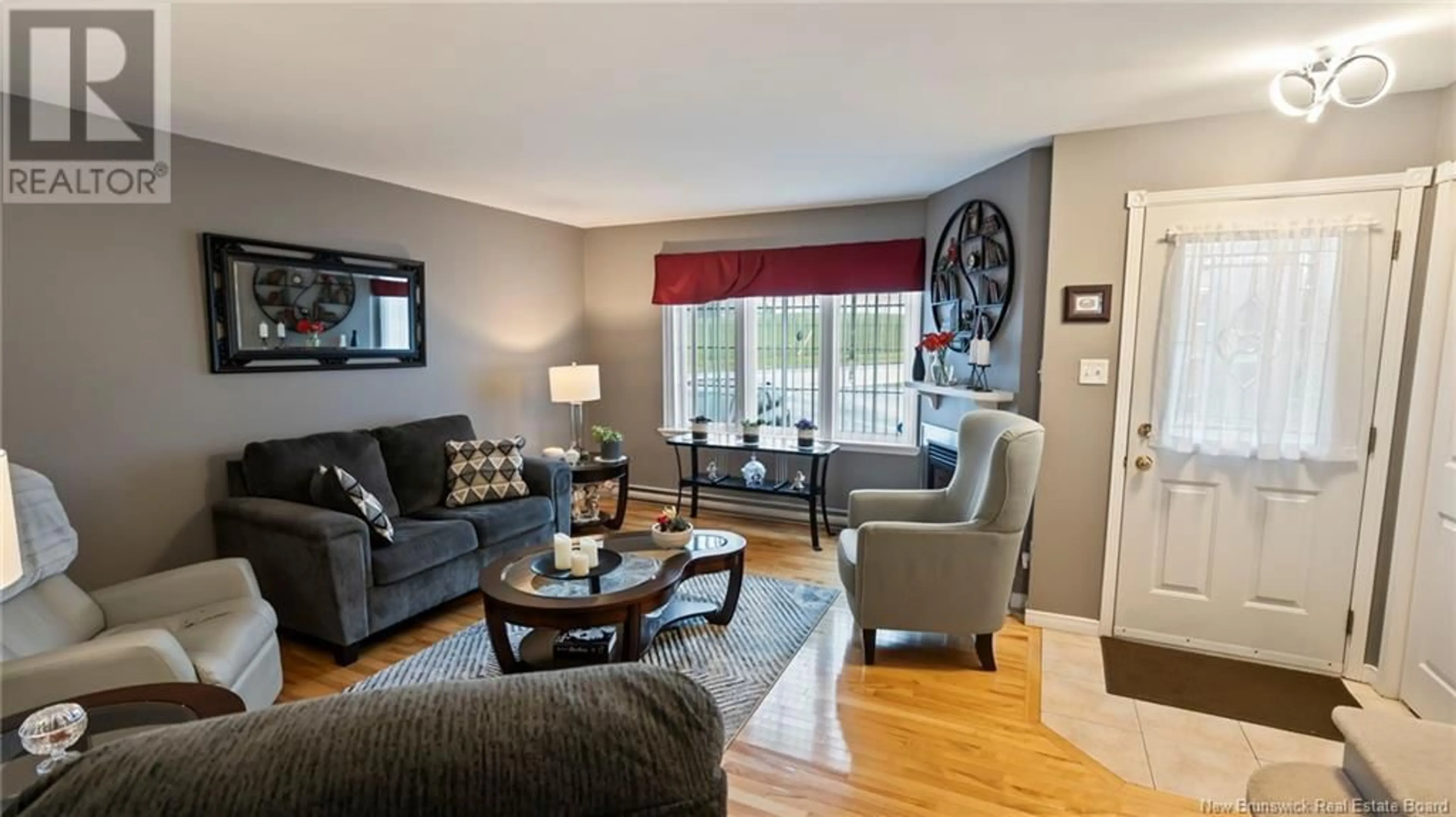 Living room, wood floors for 23 Old Orchard Lane, Riverview New Brunswick E1B5M5