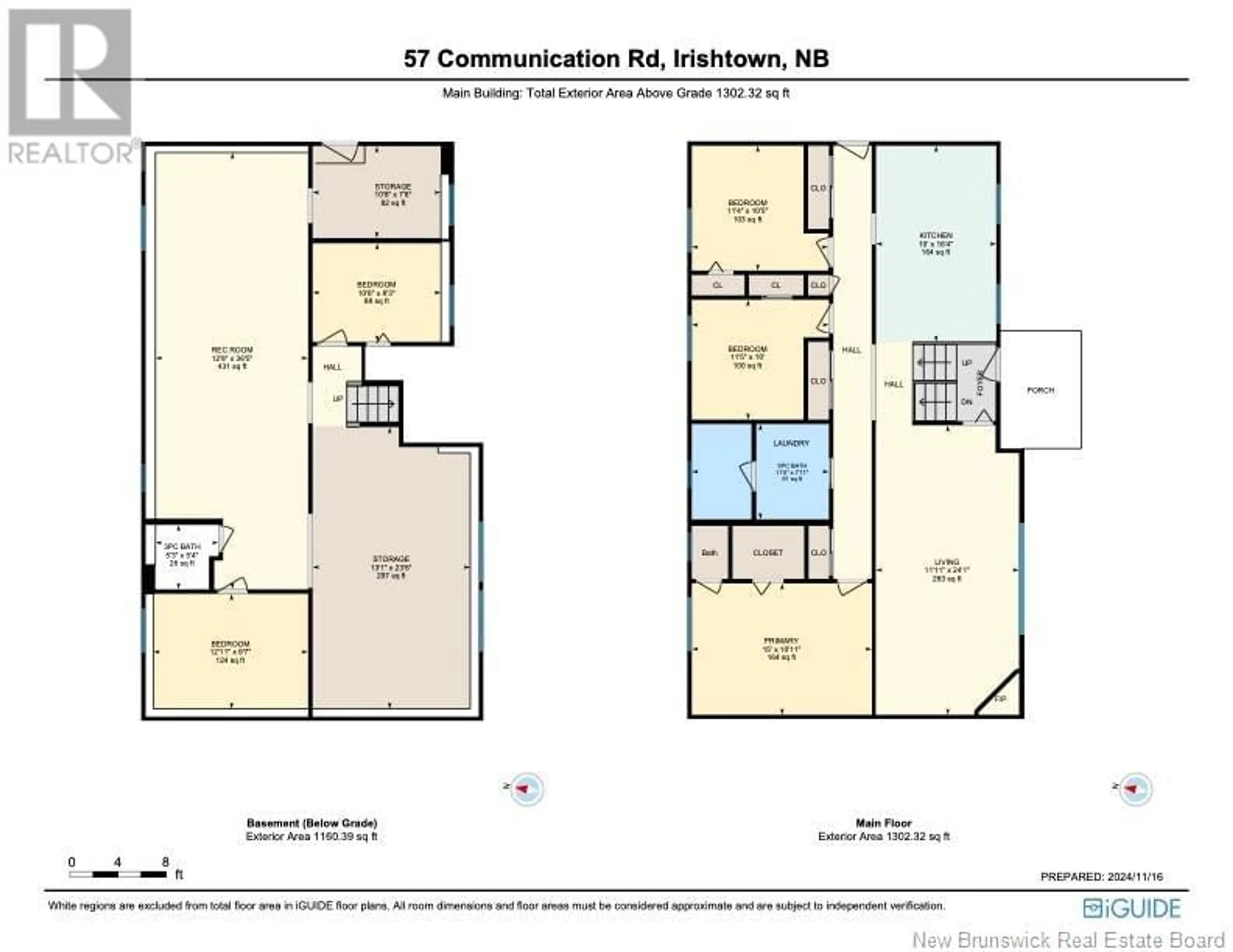 Floor plan for 57 Communication Road, Irishtown New Brunswick E1H2G3